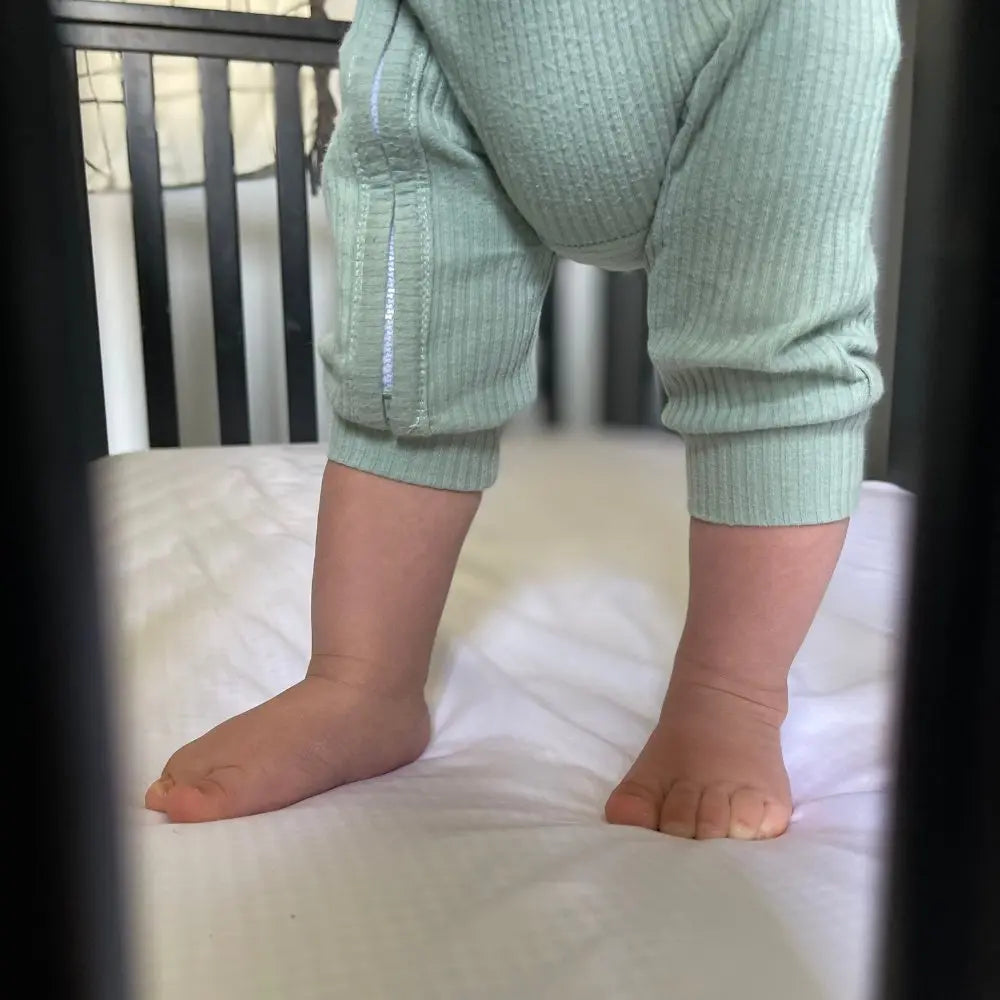 CleanBamboo® Signature Sateen Crib & Toddler Fitted Sheet (Ocean)