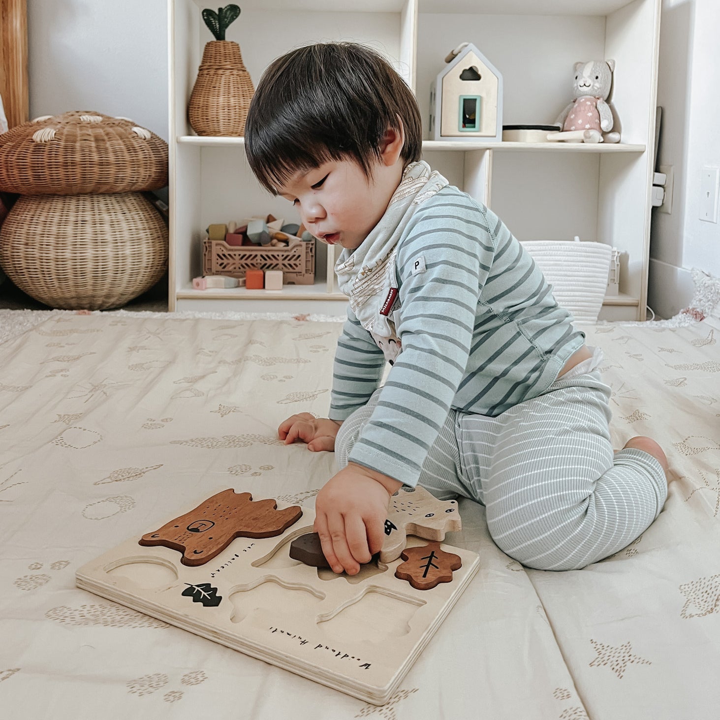 Wooden Tray Puzzle (Woodland Animals)