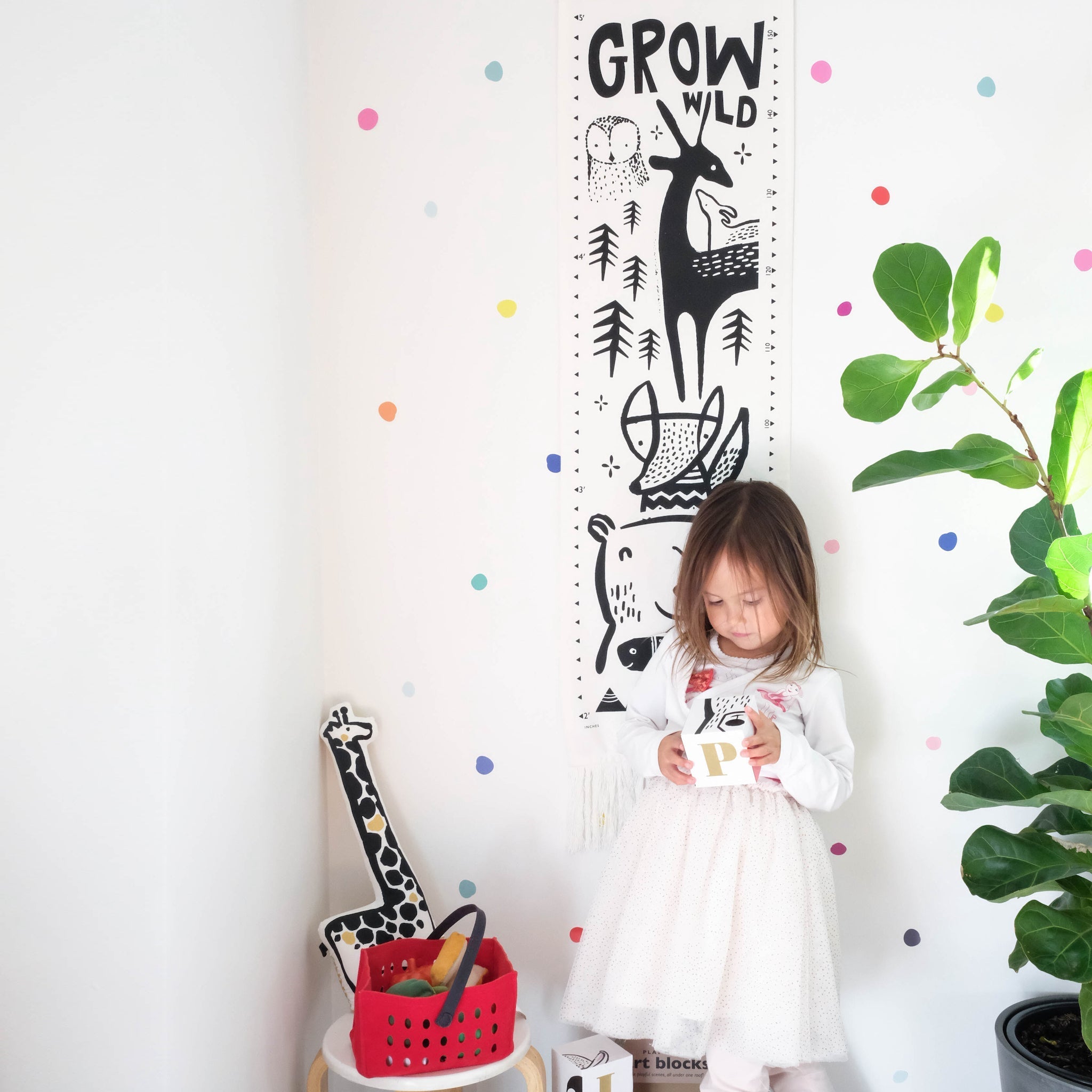 Canvas Growth Chart (Woodland)