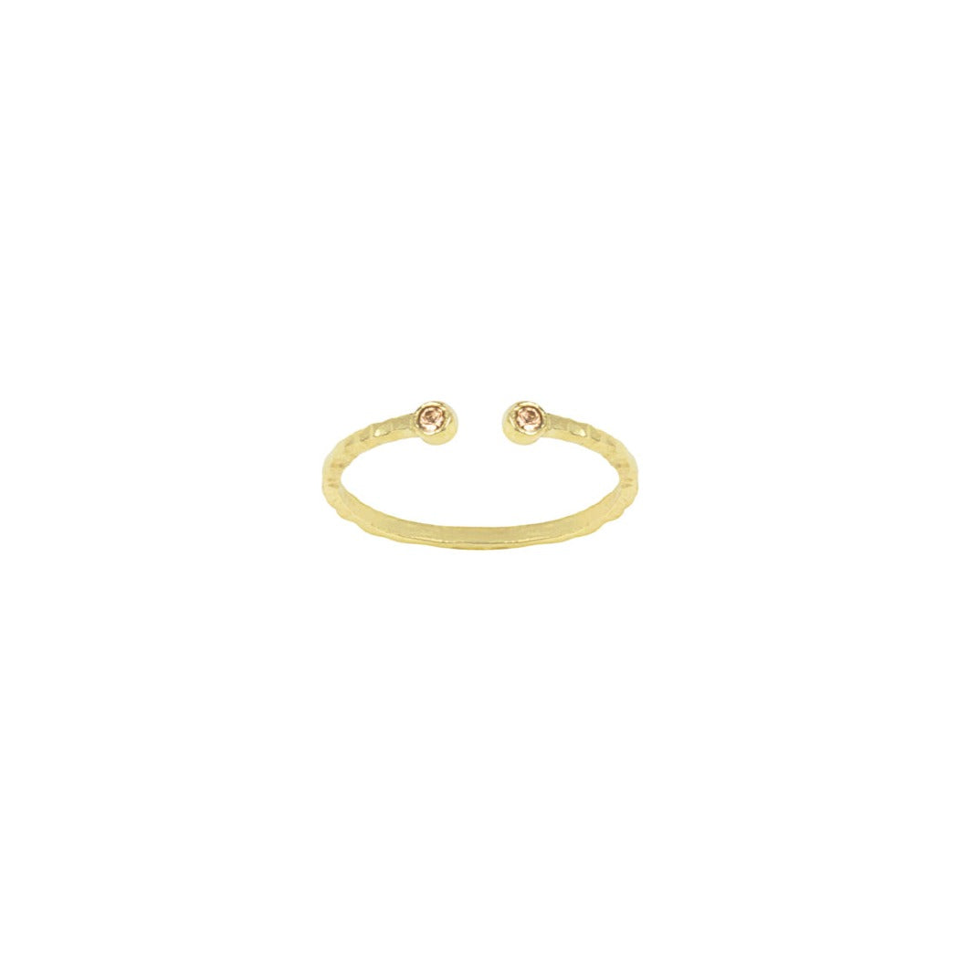 Birthstone Ring (November - Topaz)