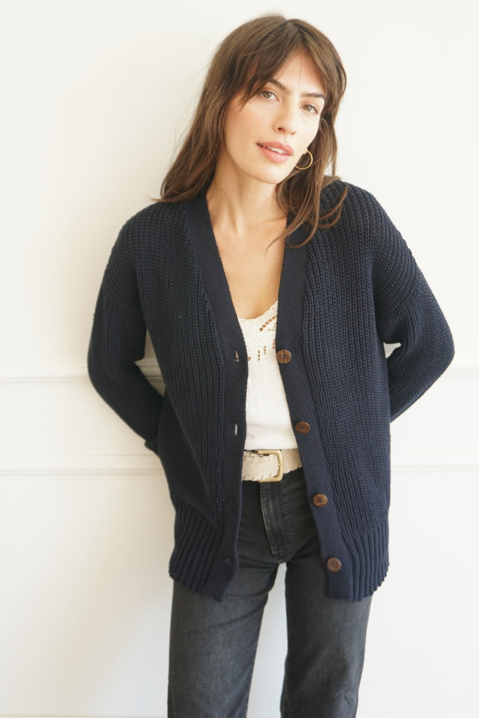 Emily Cardigan (Midnight Navy)