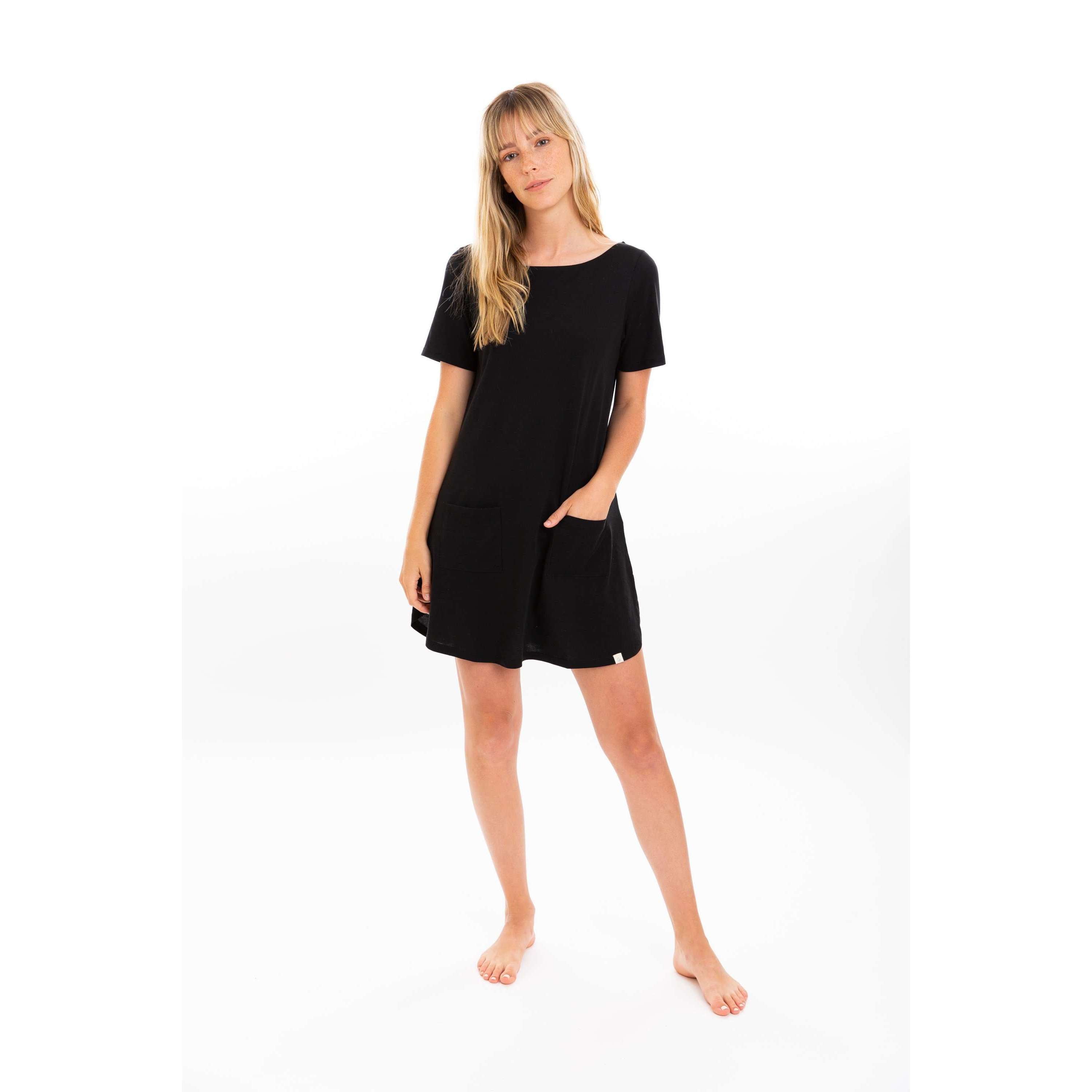 The Pima T-Shirt Dress DRESS Leena and Lu