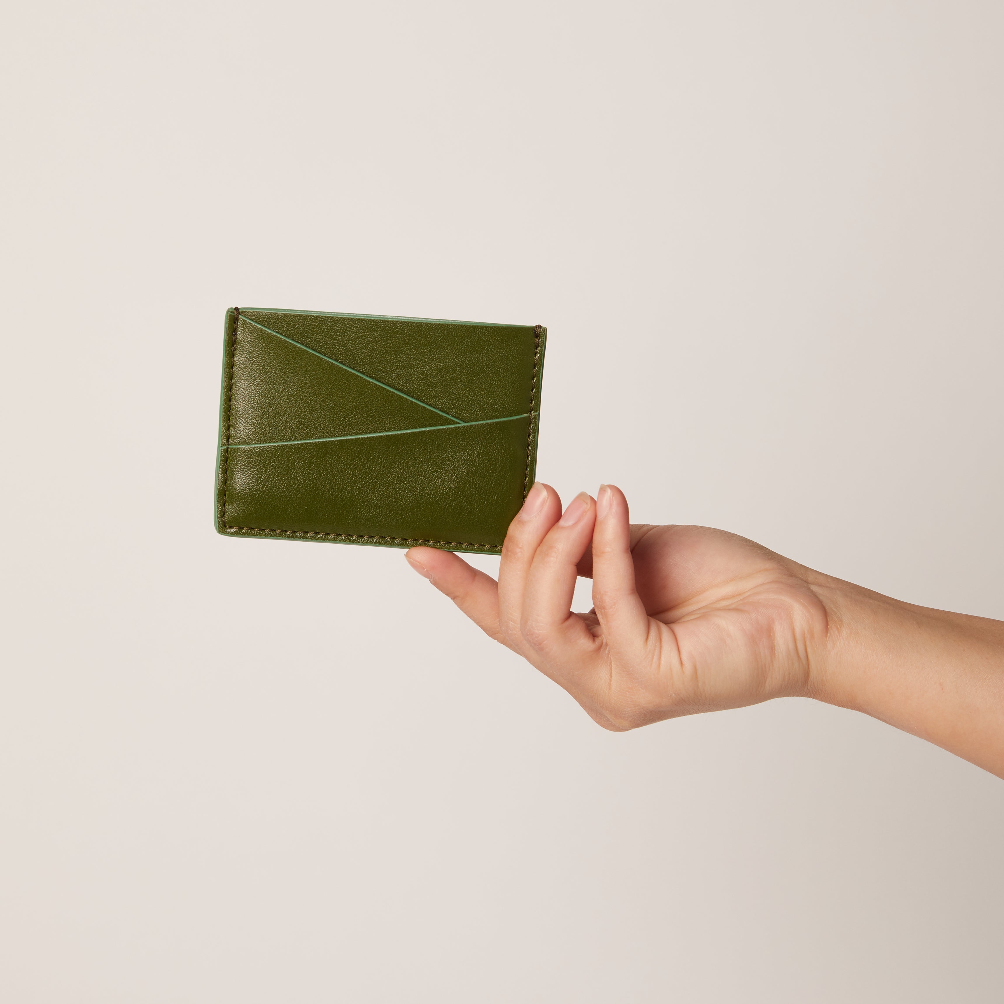 Cactus Puzzle Cardholder (Seaglass)