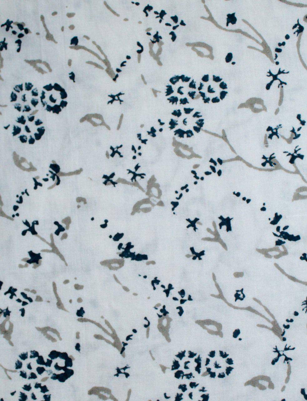 Blue Daisy Button Down Shirt