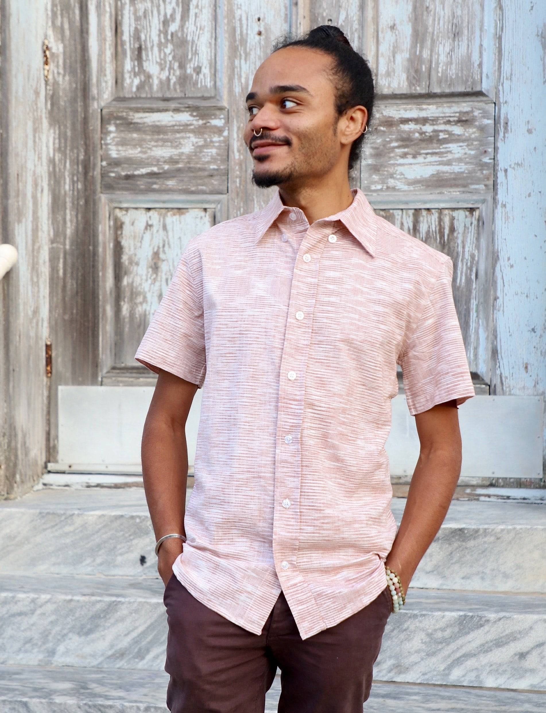 Salmon Button Down Shirt