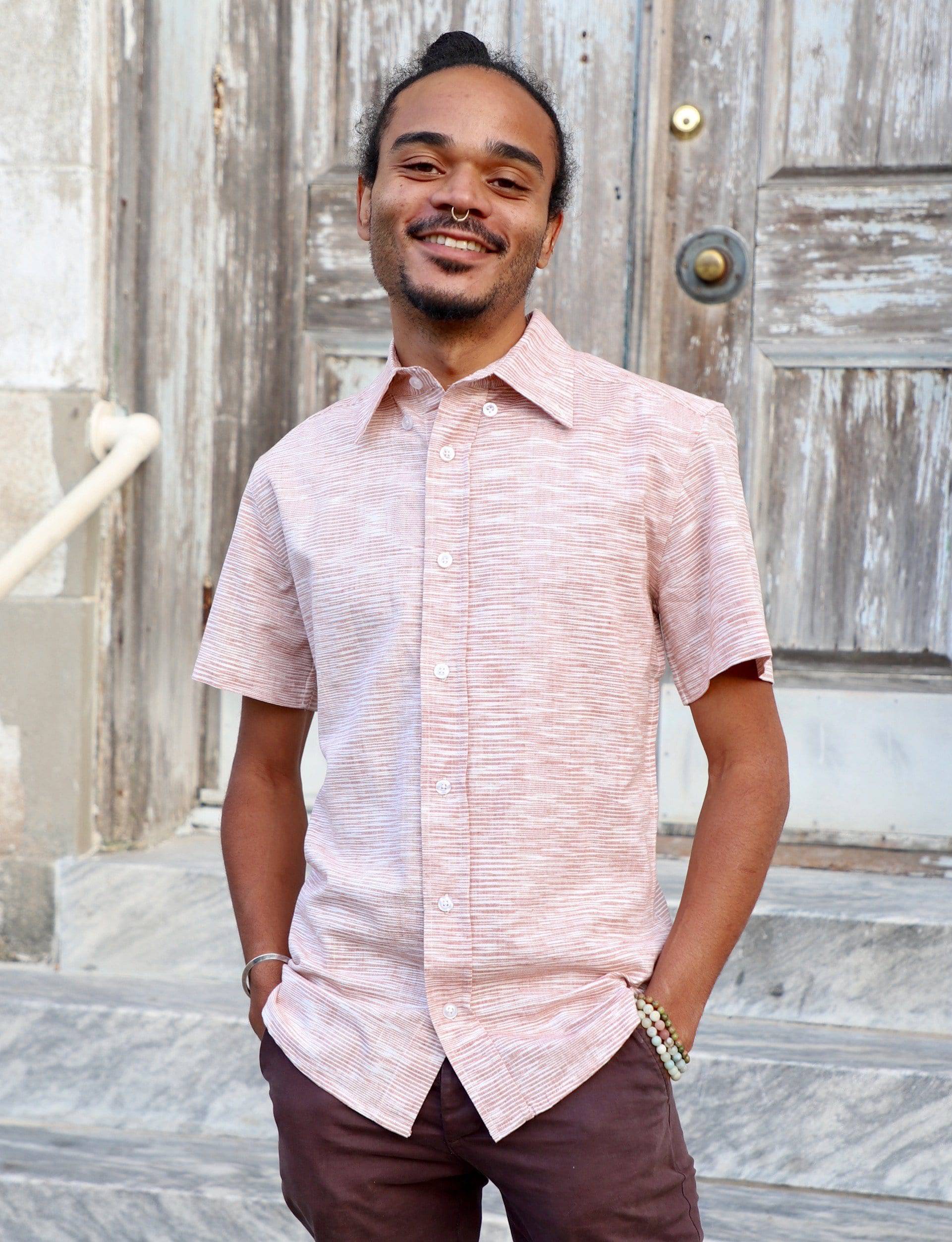 Salmon Button Down Shirt