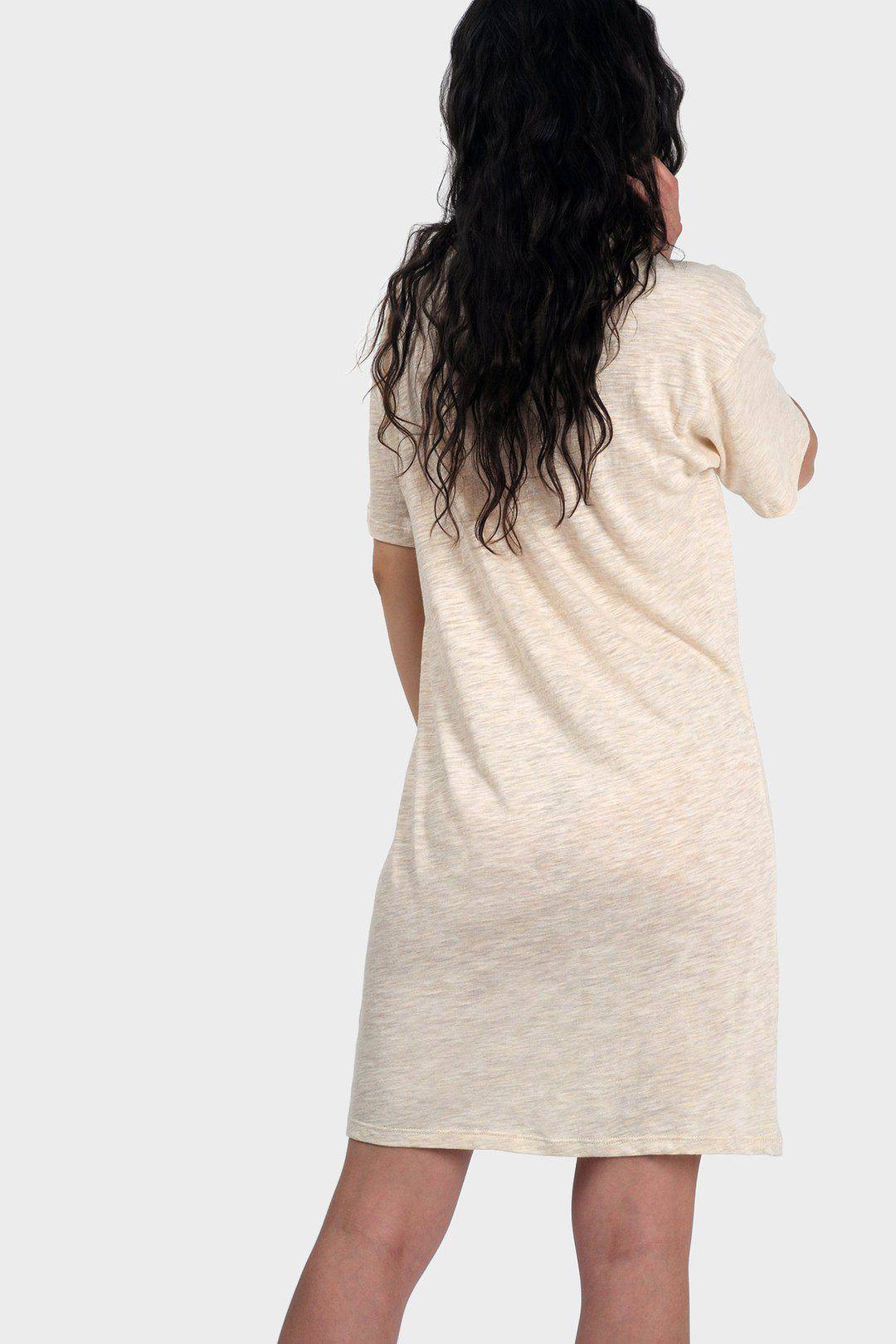 Mika T-Shirt Dress (Heather Almond) Dress 337 Brand