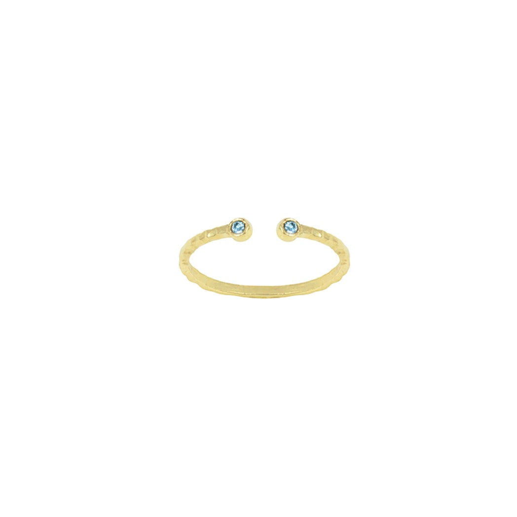 Birthstone Ring (March - Aquamarine)