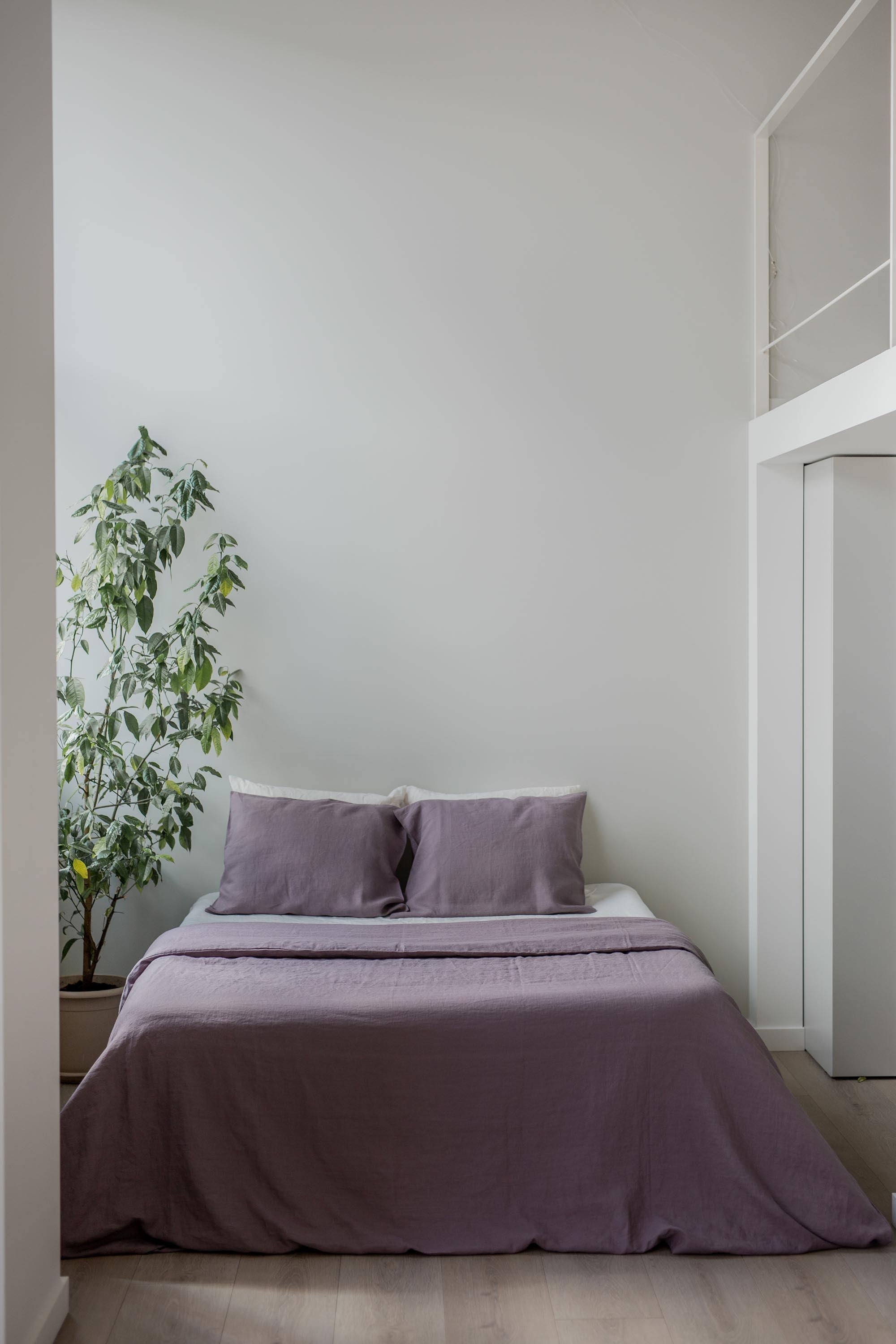 Linen Duvet Cover (Dusty Lavender)