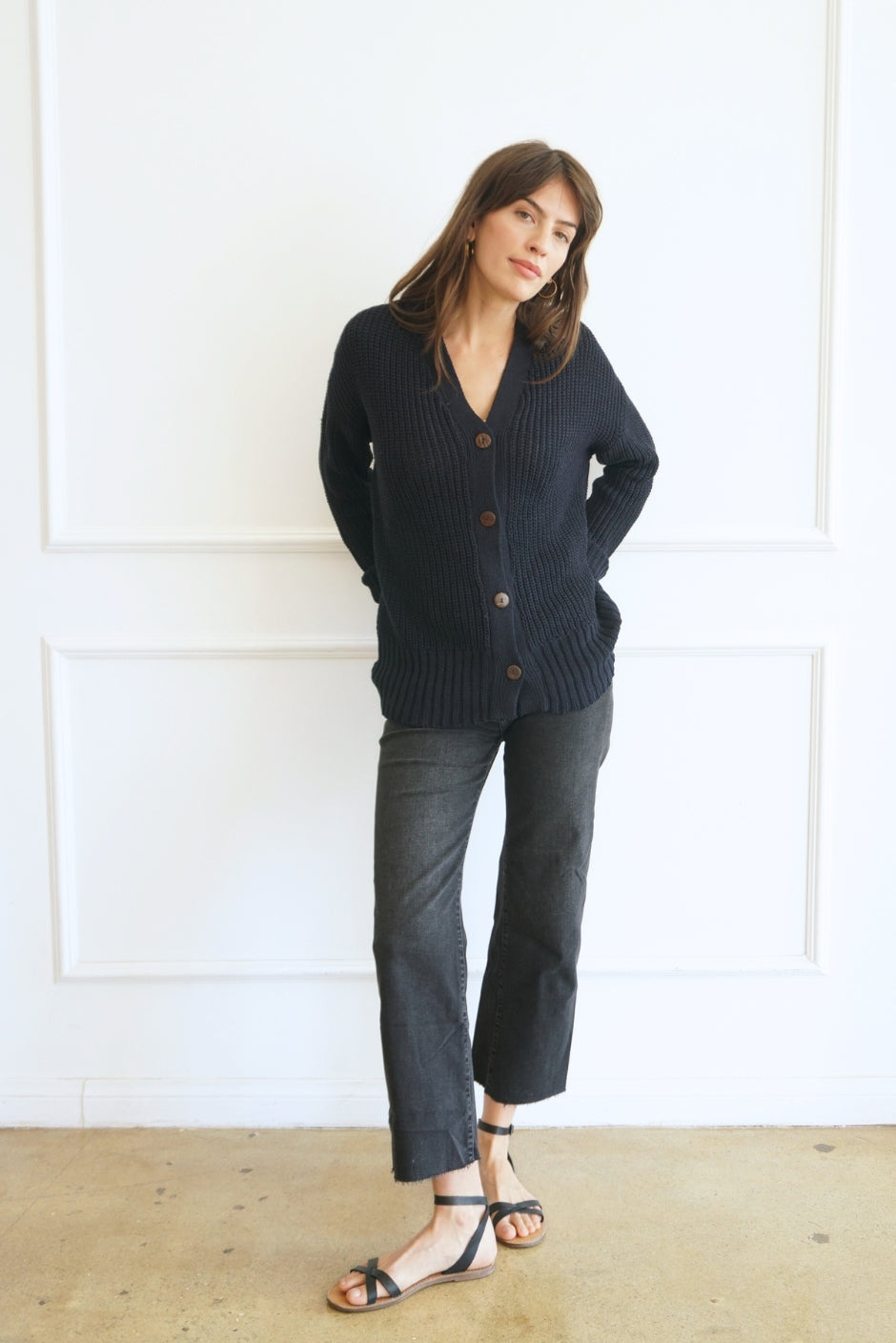 Emily Cardigan (Midnight Navy)