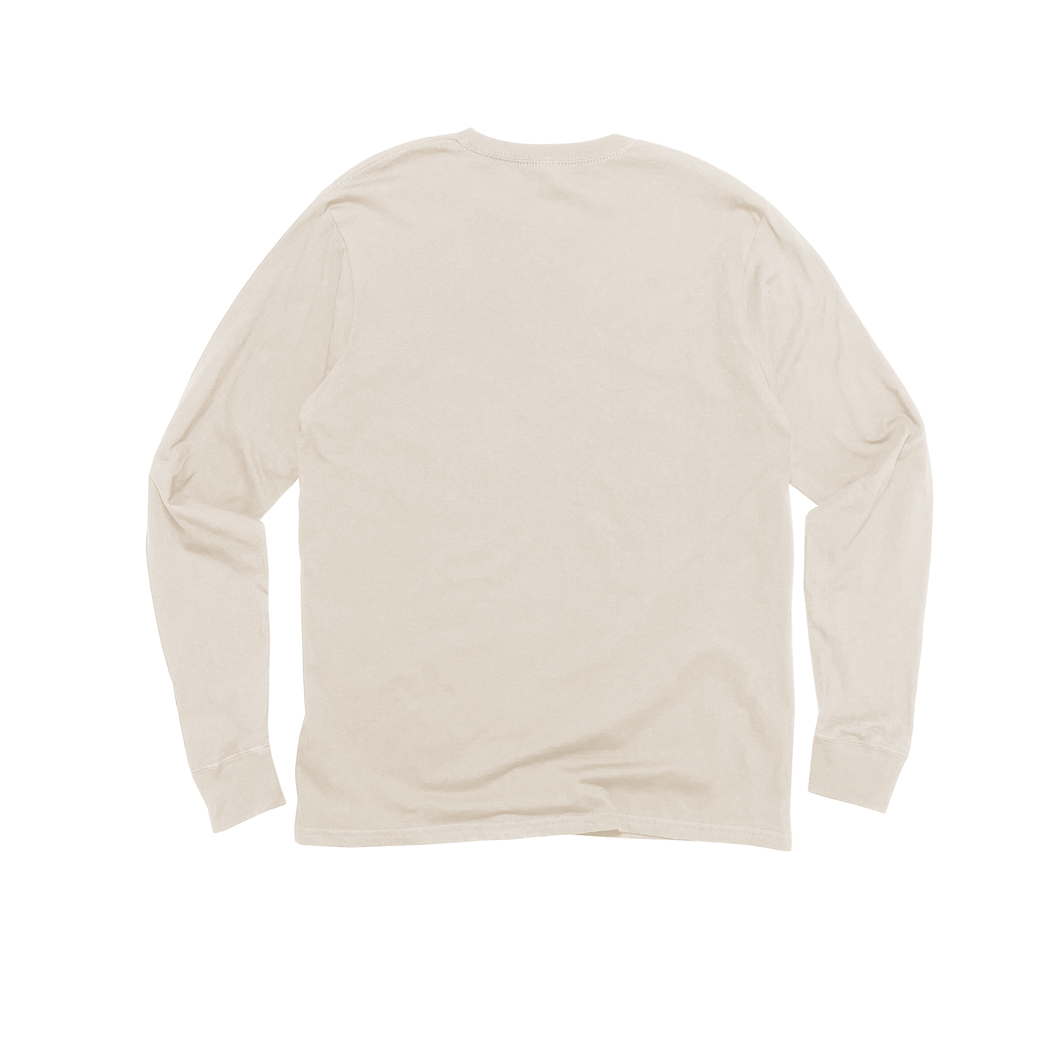 Unisex Long Sleeve Eco Cotton Henley (Ivory)