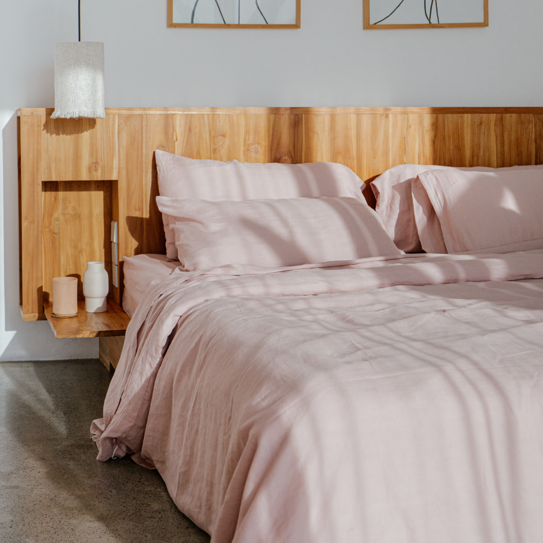 Linen Bedding Set (Fawn)