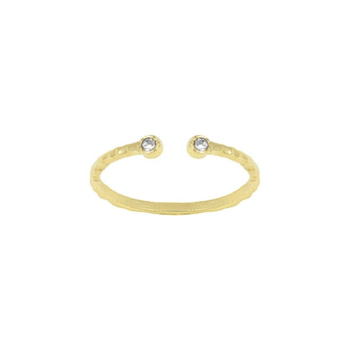 Birthstone Ring (April - Crystal)