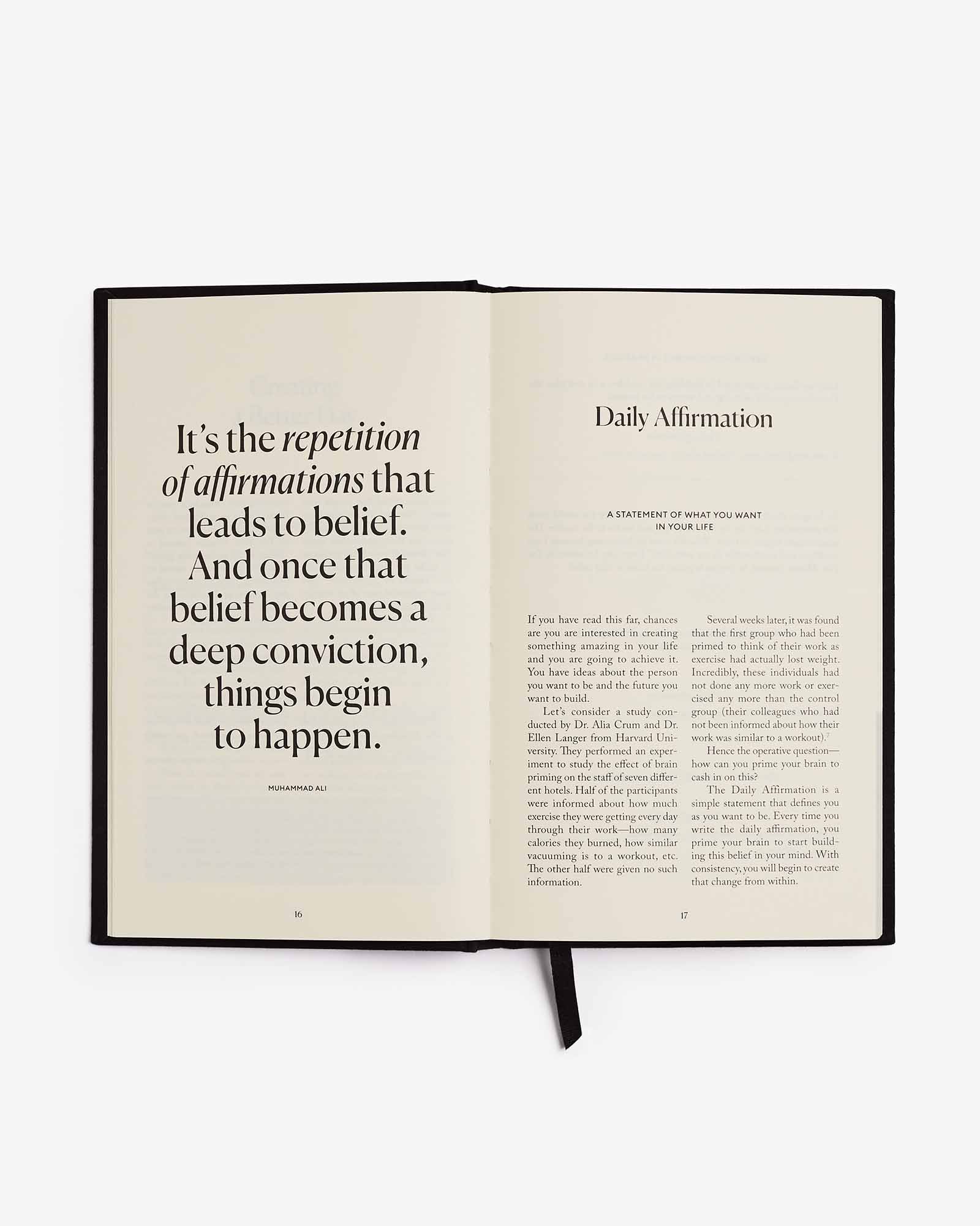 The Five Minute Journal (Bold Black)