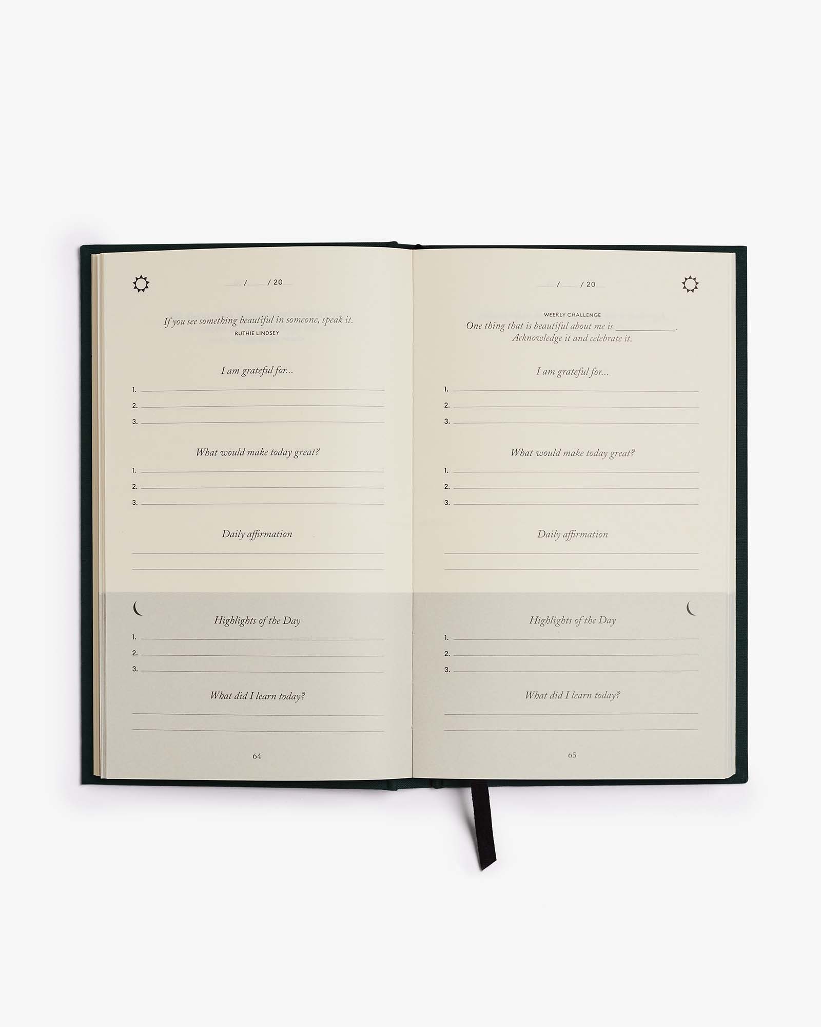 The Five Minute Journal (Earth Green)