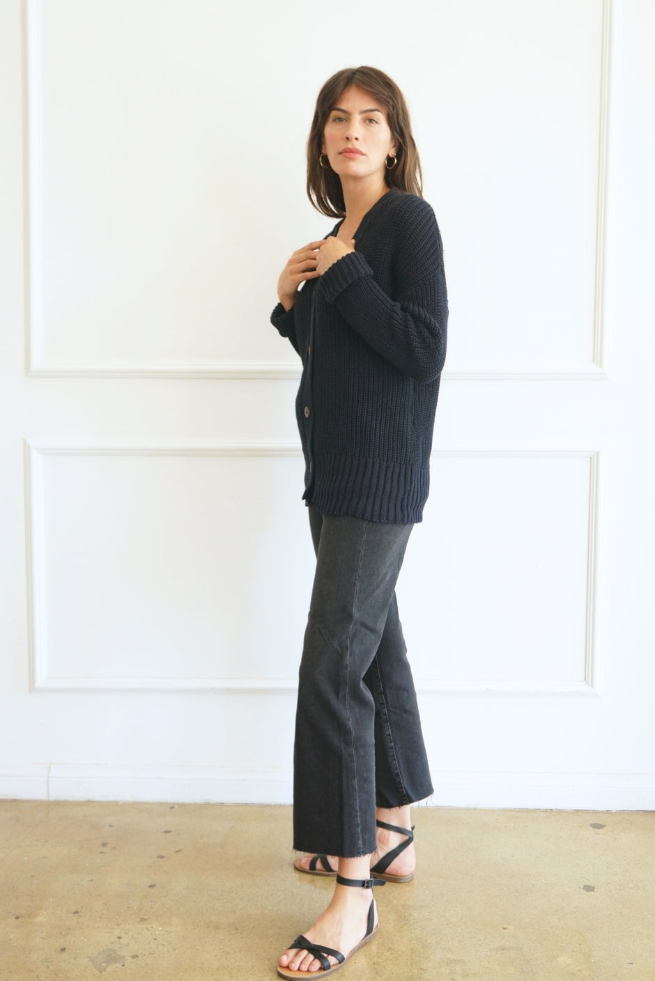 Emily Cardigan (Midnight Navy)