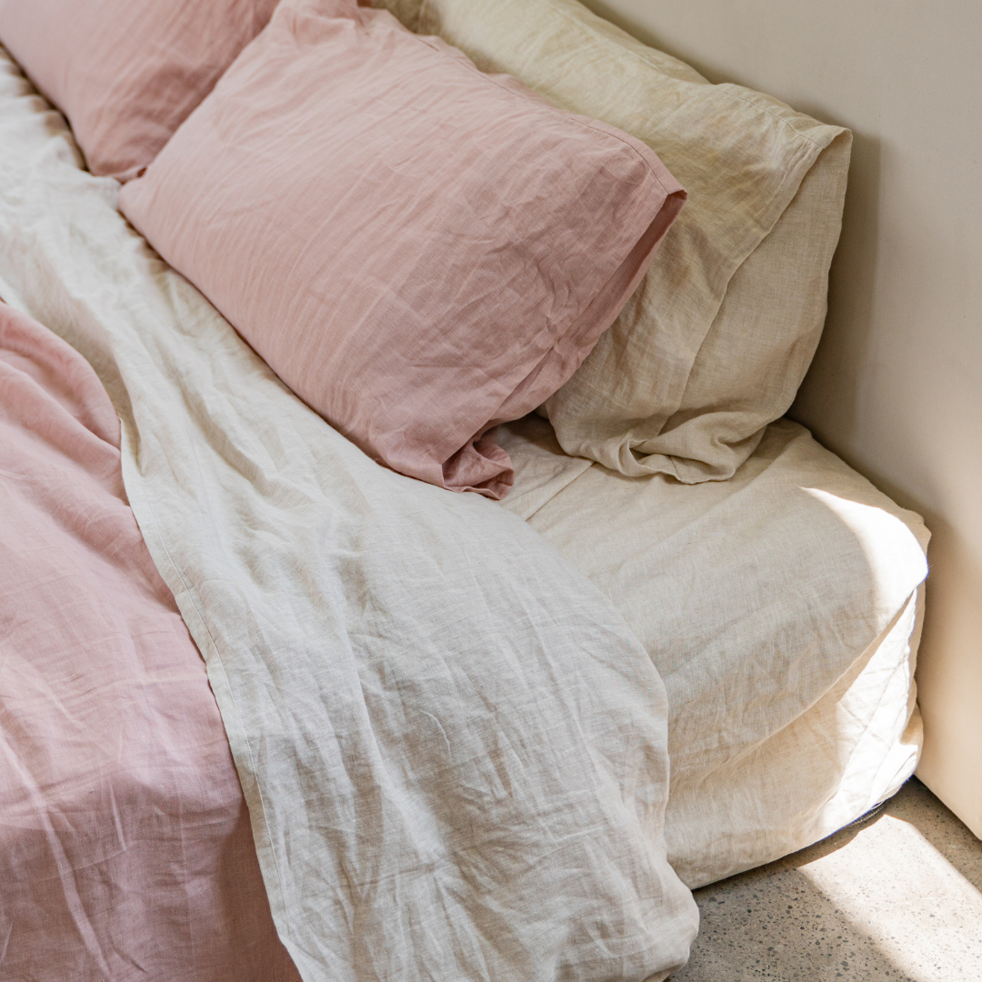 Linen Fitted Sheet (Flax)