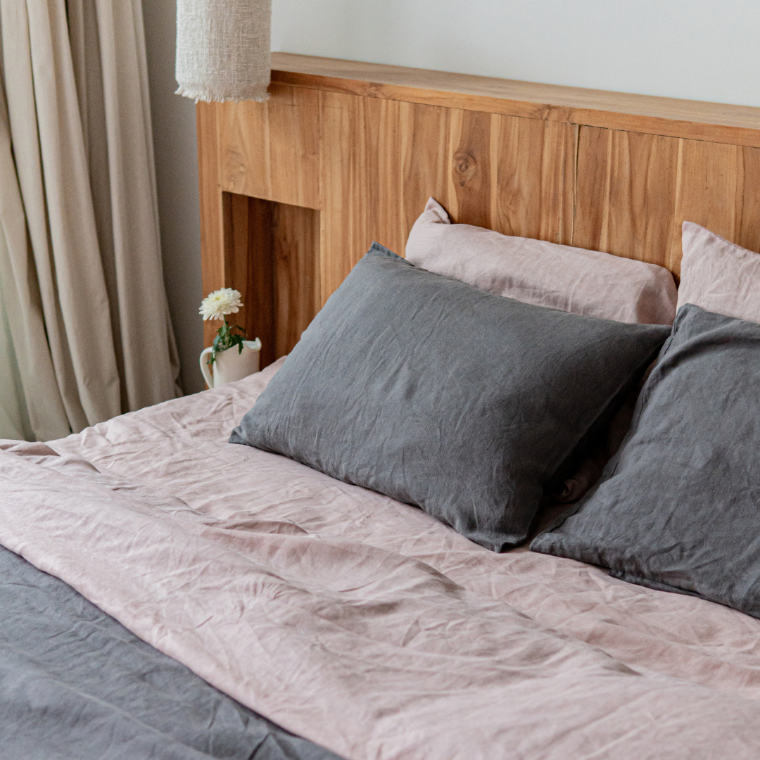 Linen Fitted Sheet (Fawn)