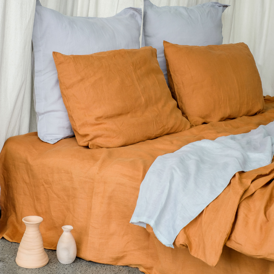 Linen Flat Sheet (Cinnamon)