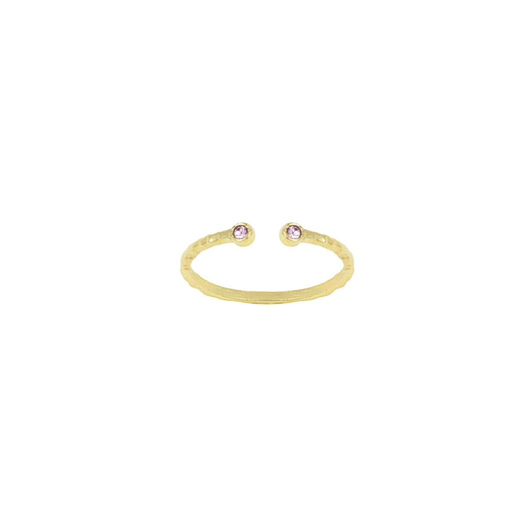 Birthstone Ring (June - Lt. Amethyst)