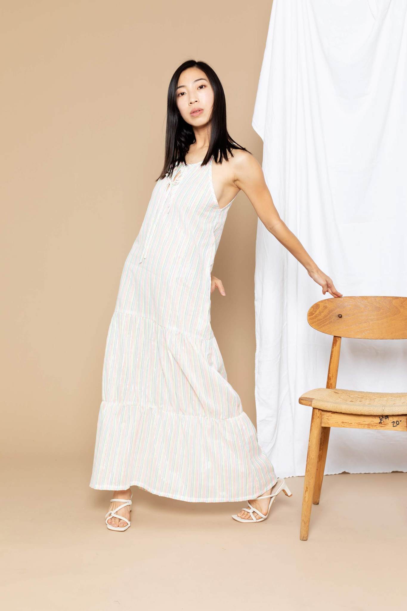 Paula Tiered Cover-Up Maxi - Consciously