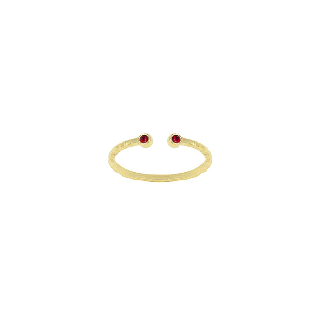 Birthstone Ring (July - Ruby)