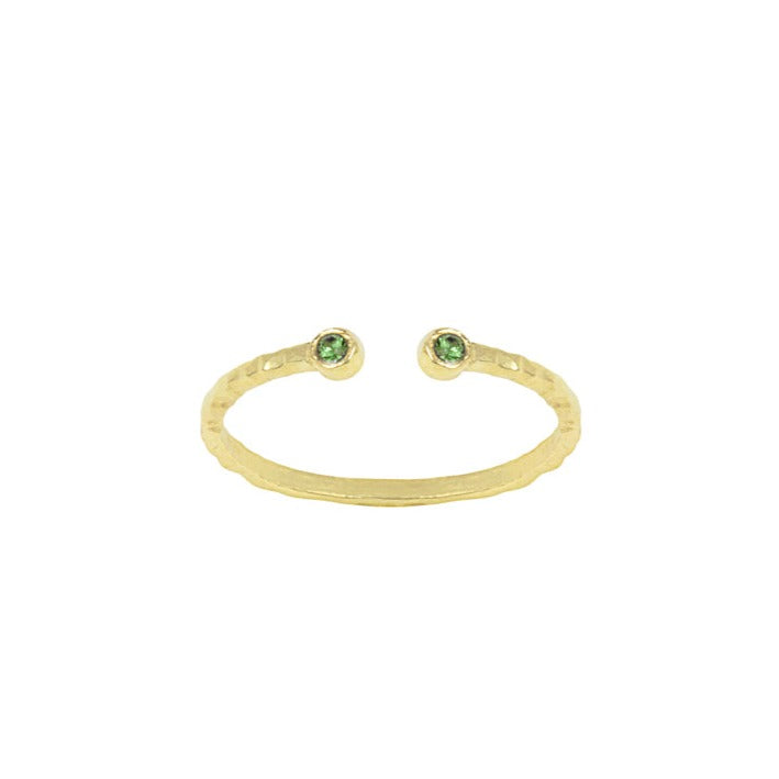 Birthstone Ring (August - Peridot)
