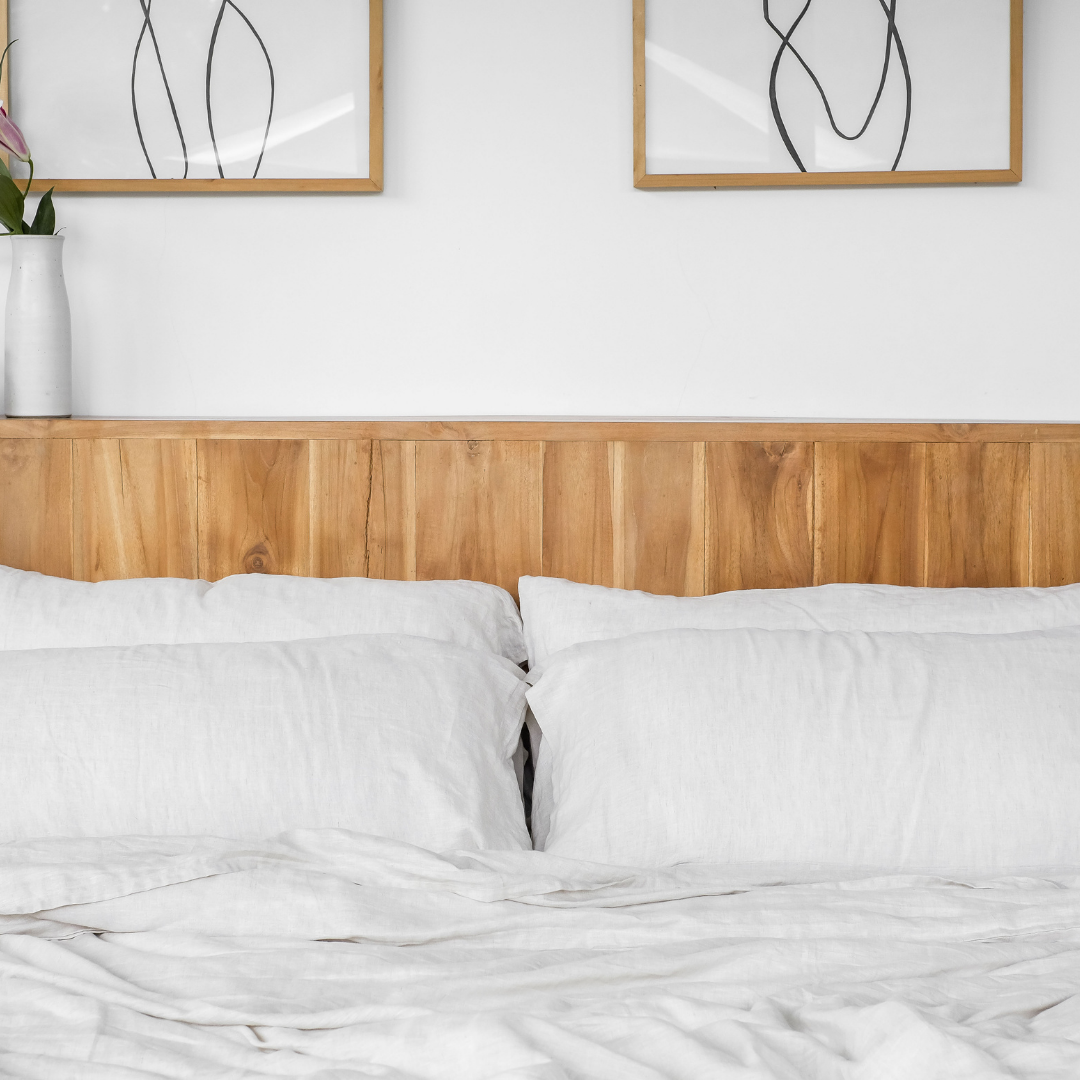 Linen Pillowcase Set (Flax)