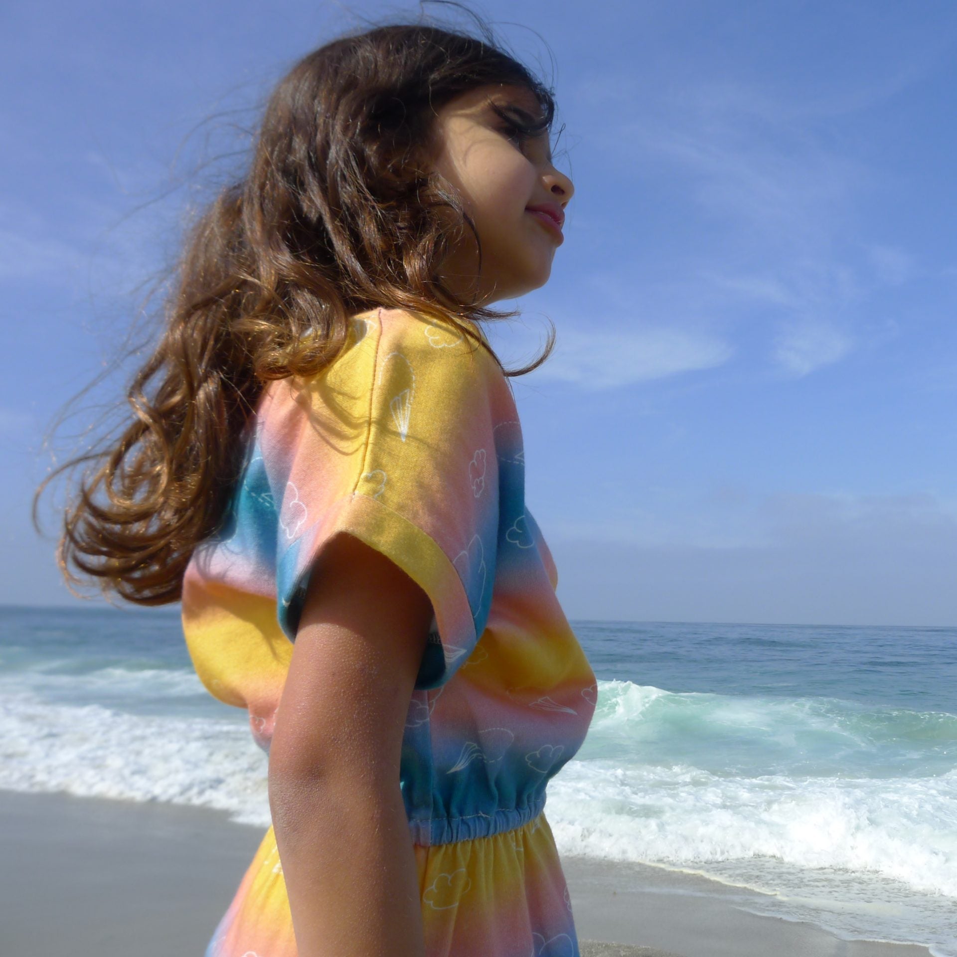 Short Sleeve Dress (Sky's the Limit)