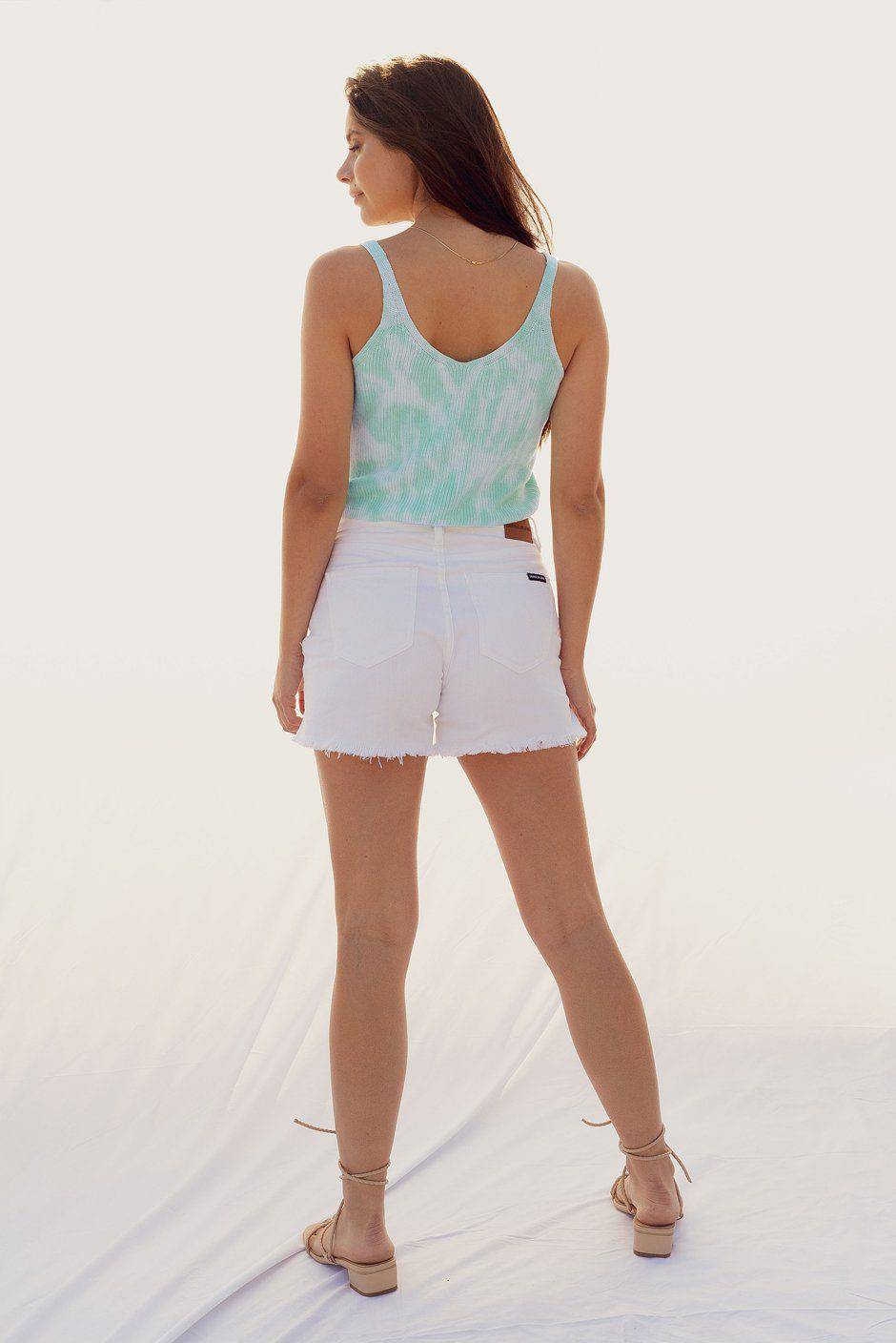 Bali Knit Tank (Seafoam Tie Dye) Top Paneros