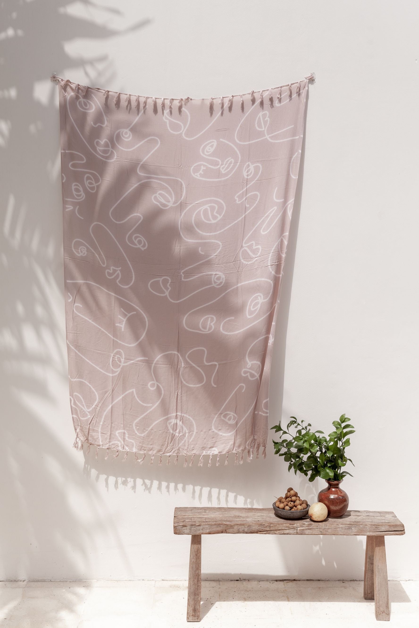 Faces Tapestry (Vintage Olive)