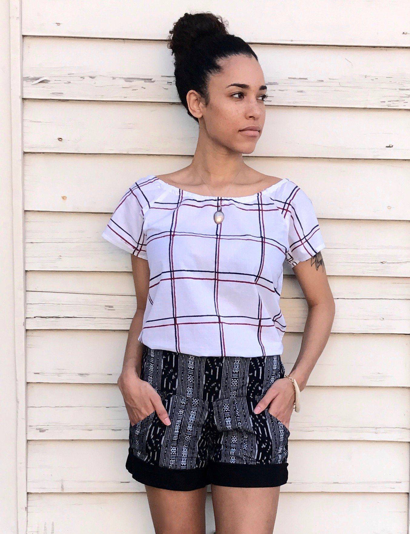 Bold Plaid Top - Consciously