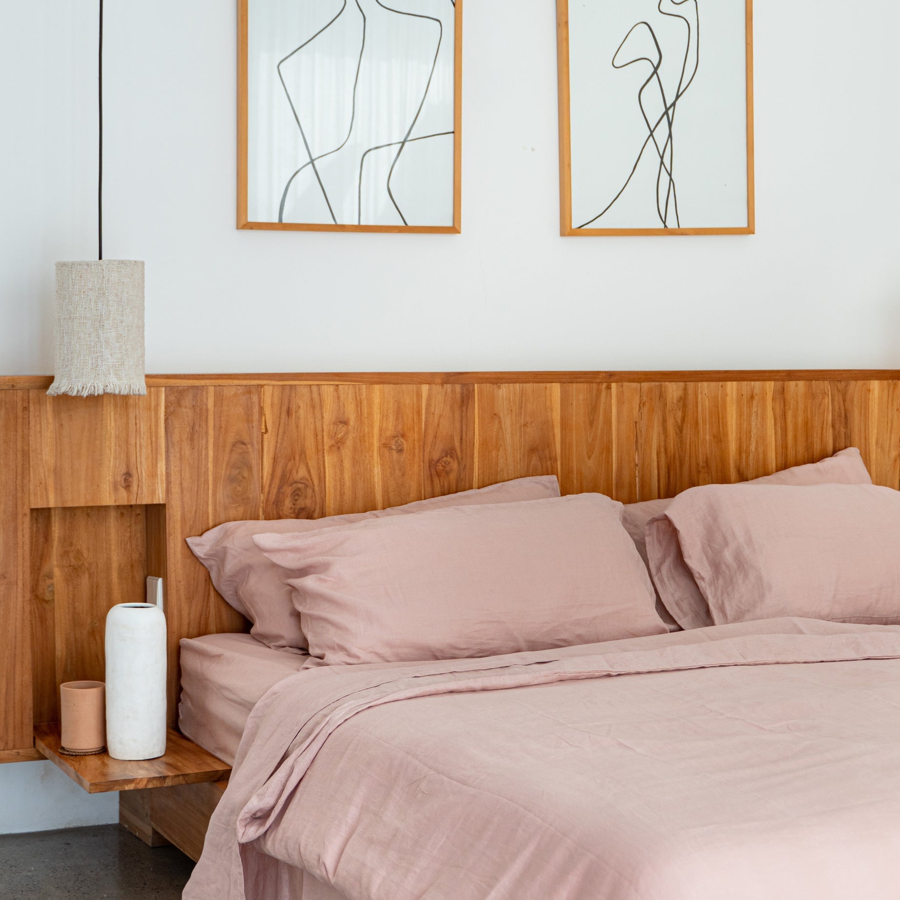 Linen Sheet Set (Fawn)