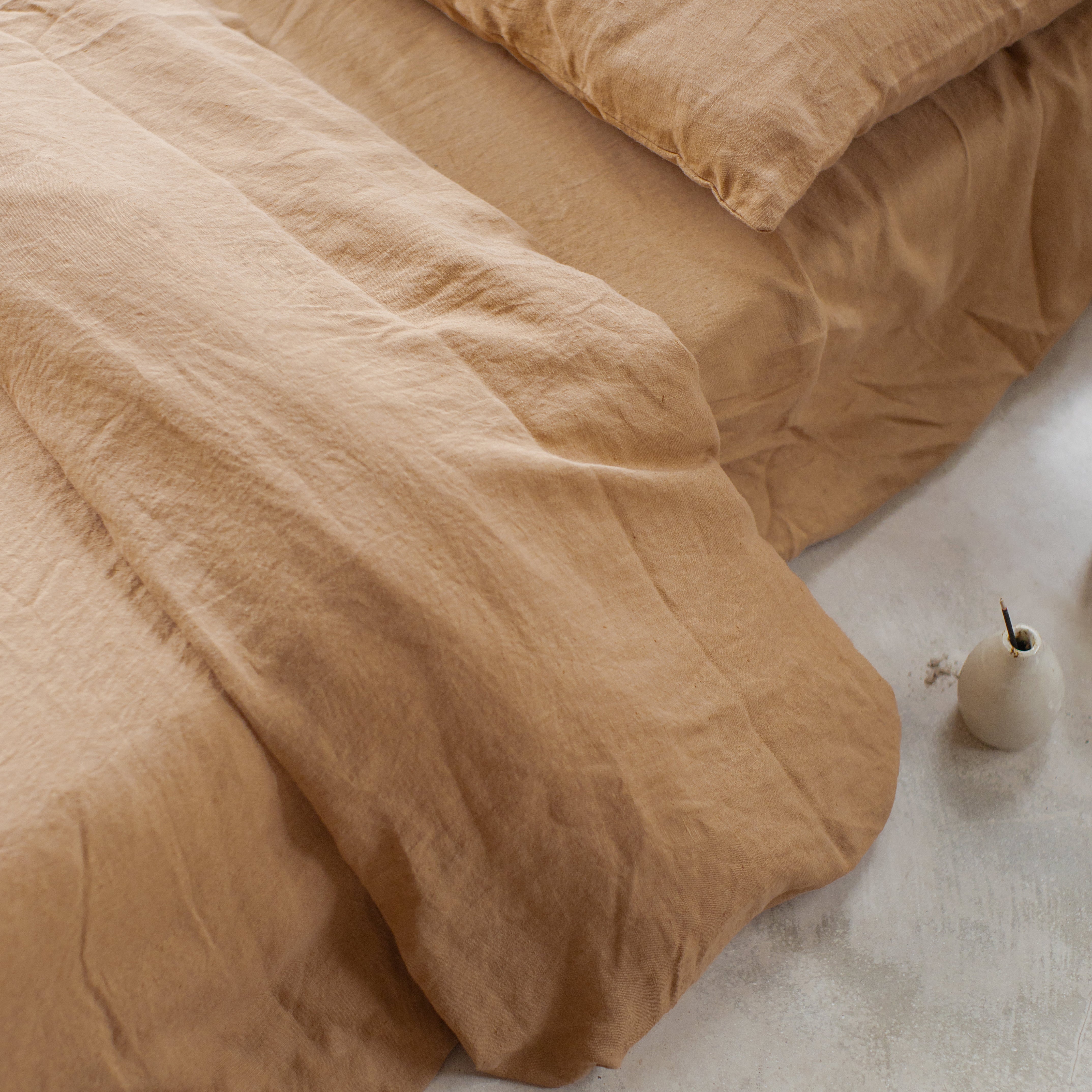 Linen Sheet Set (Walnut)