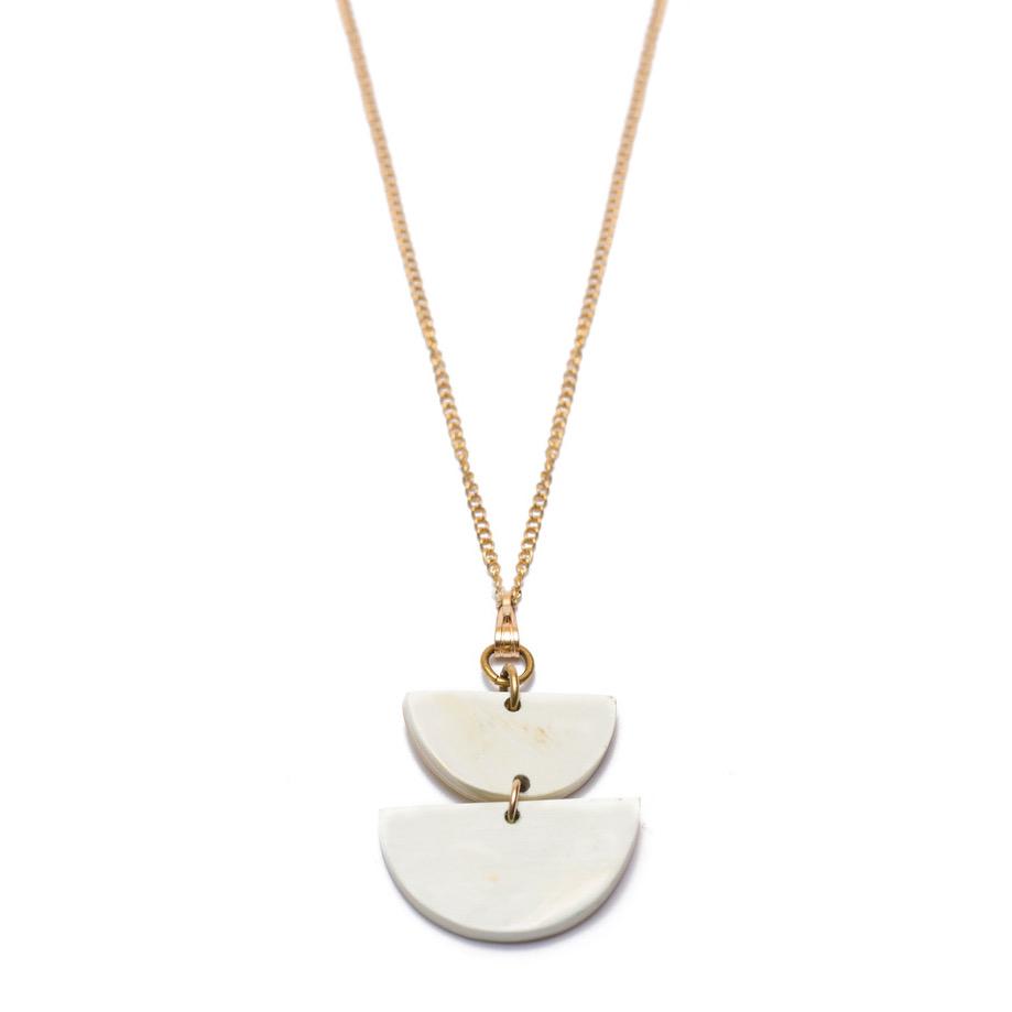 Chuka Half-Moon Pendant - Consciously