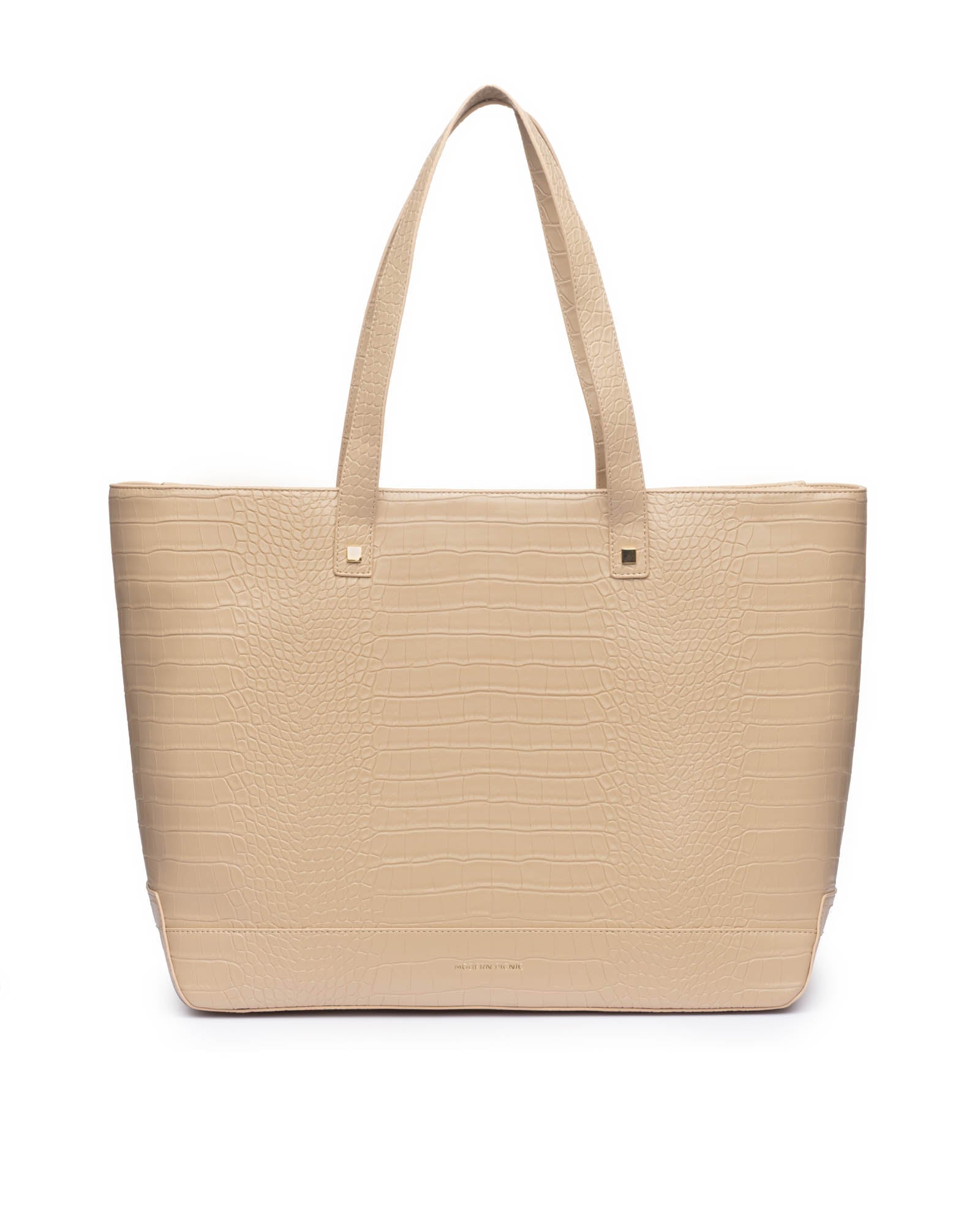 The Tote (Cream Crocodile)