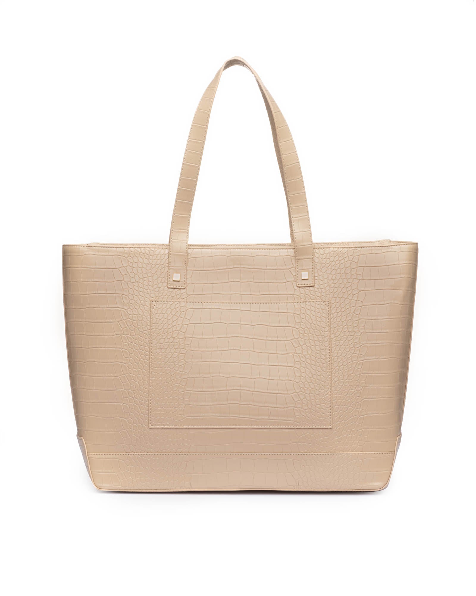 The Tote (Cream Crocodile)