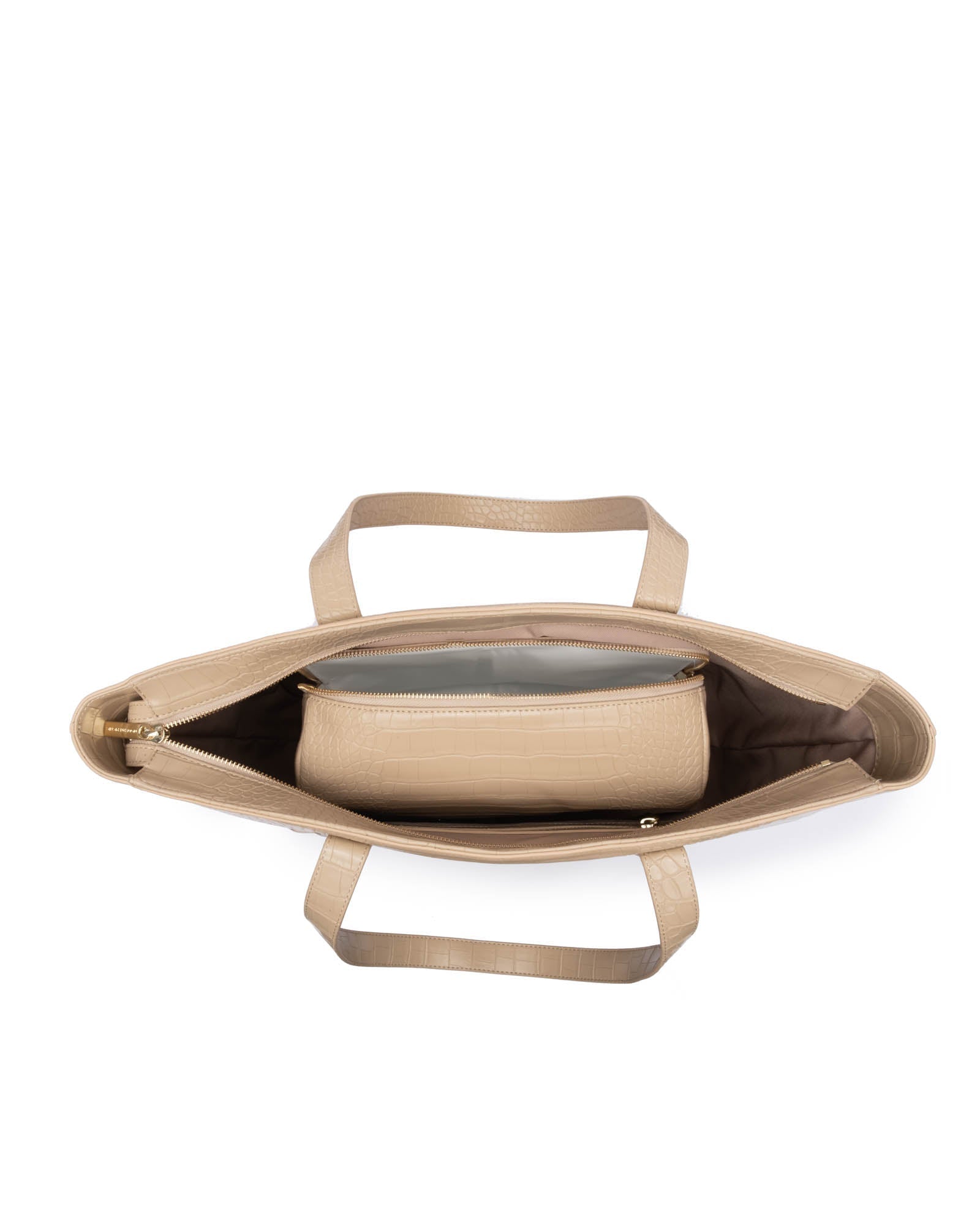 The Tote (Cream Crocodile)