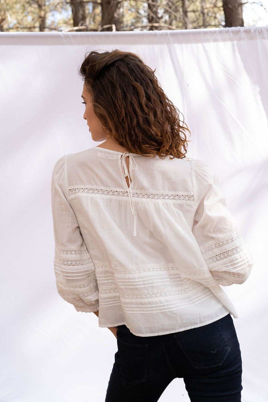 Dawn Blouse Top Paneros
