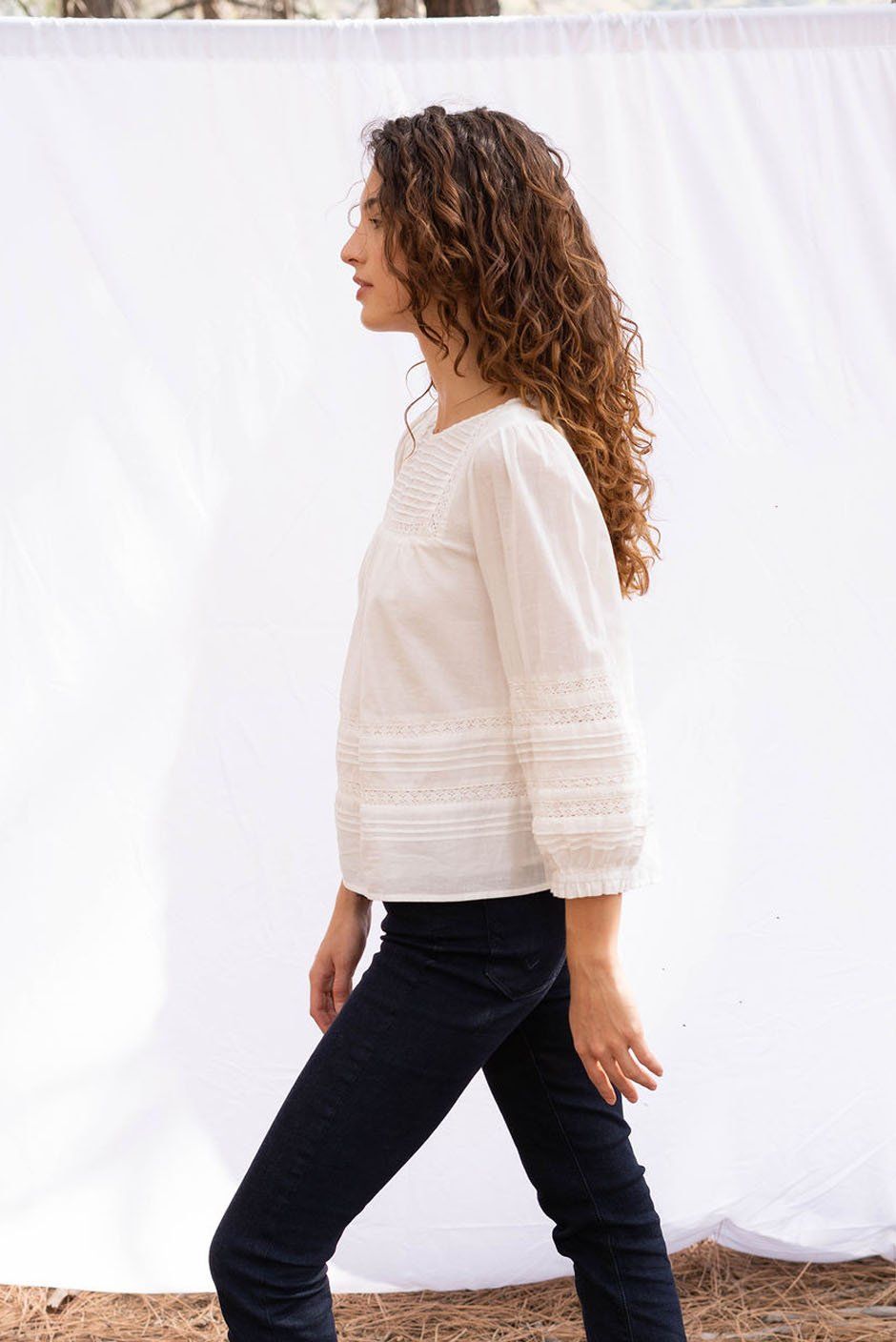 Dawn Blouse Top Paneros