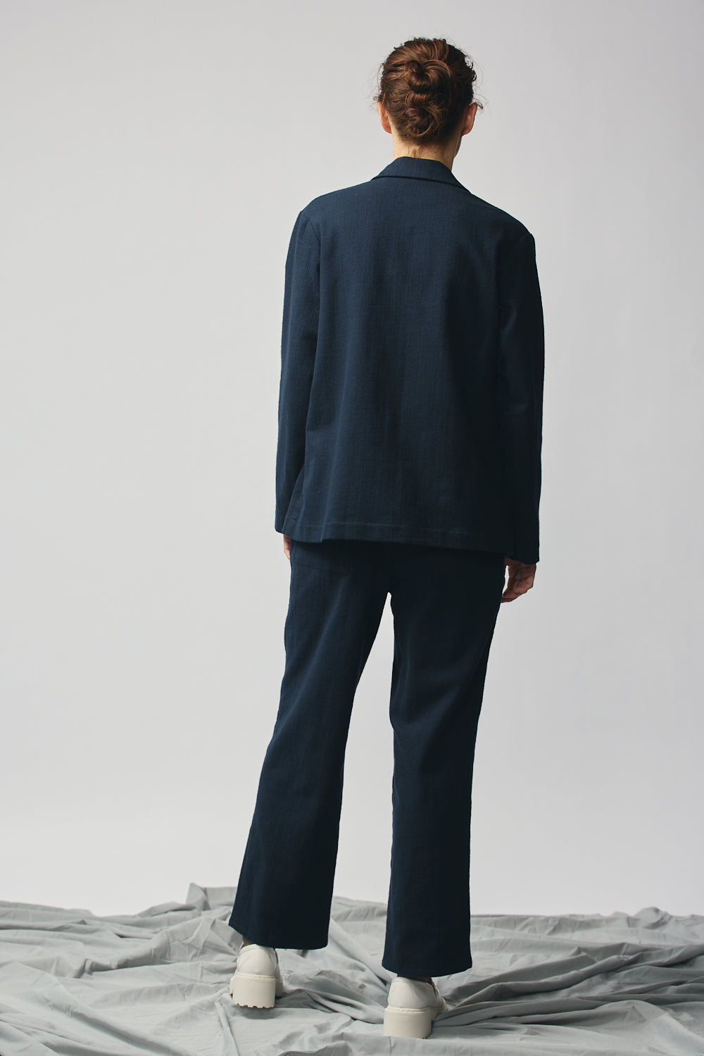 Gender-Neutral Column Pant (Indigo)
