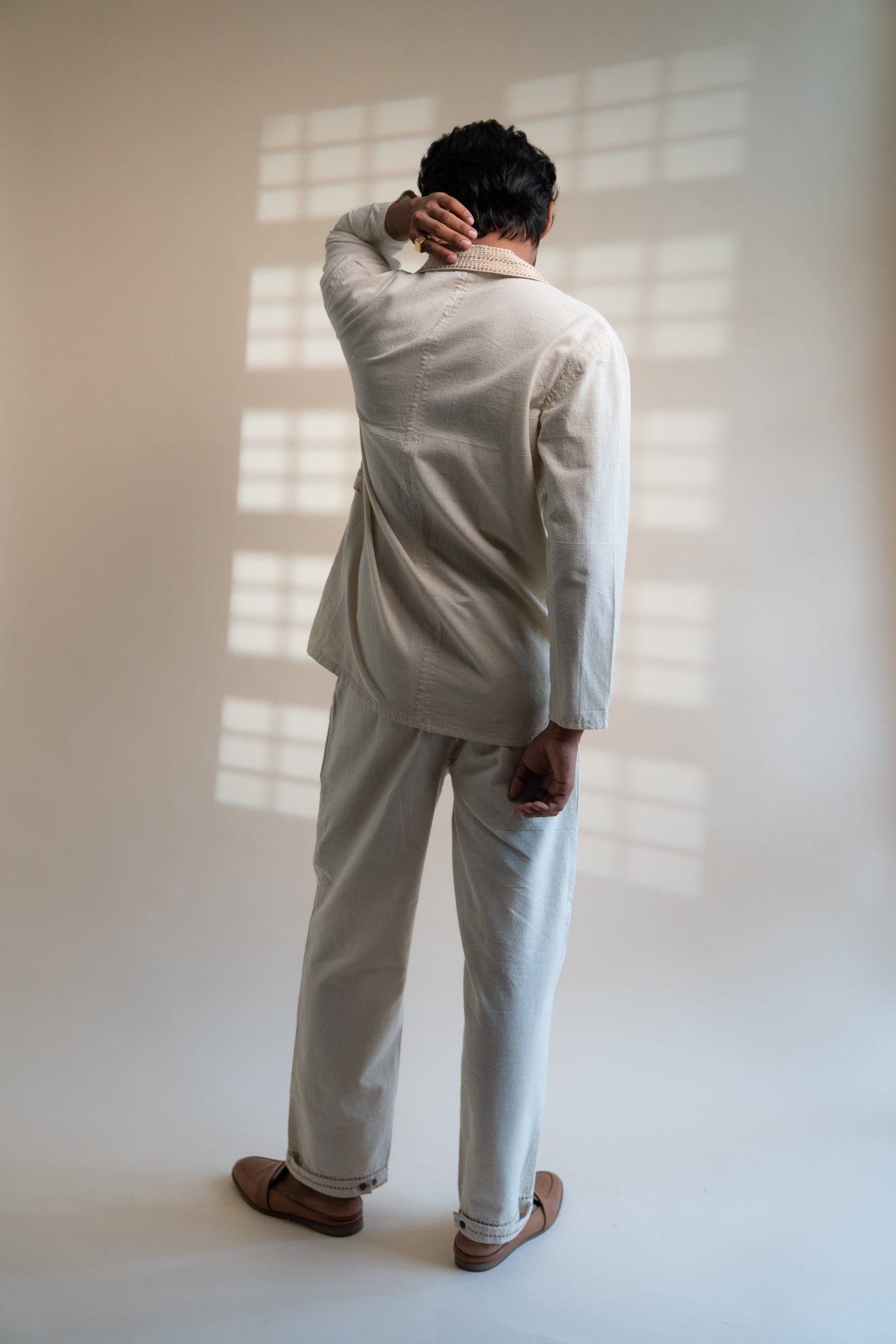 Dawning Unisex Double Breasted Jacket and Pleated Pants Set