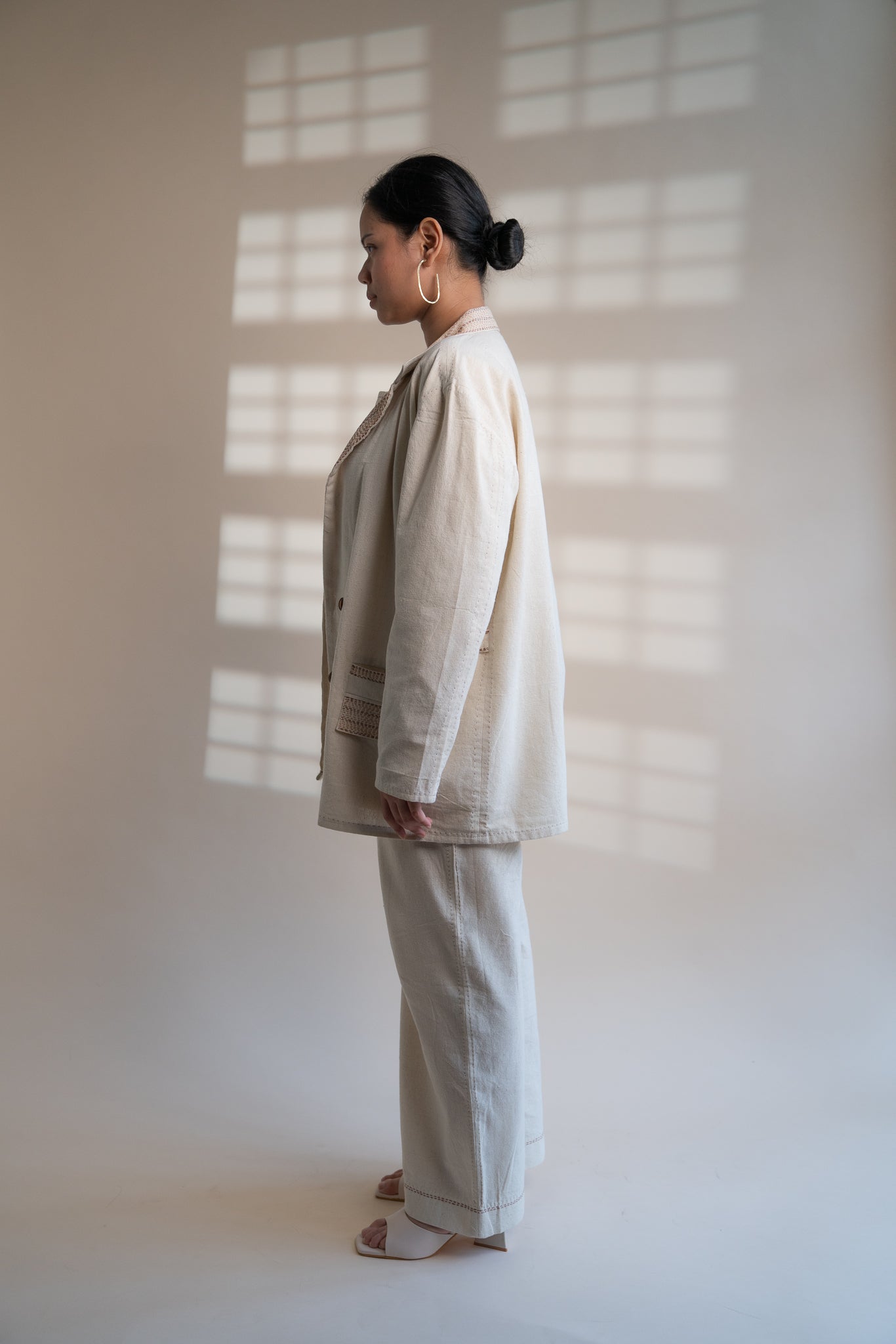 Dawning Unisex Double Breasted Jacket and Straight Pants Set