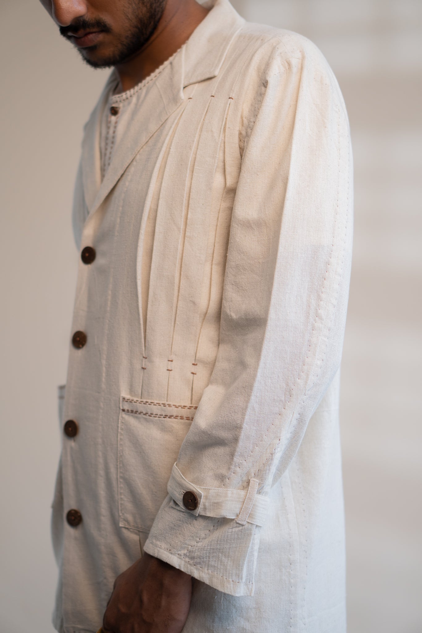 Dawning Unisex Pleated Blazer