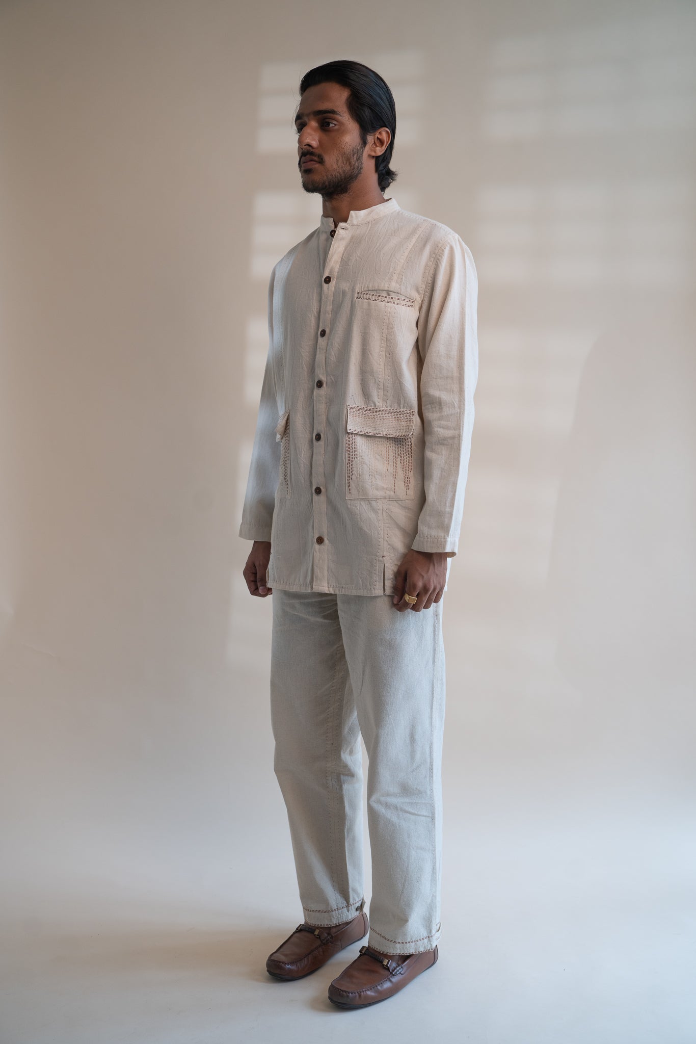 Dawning Panelled Long Shirt