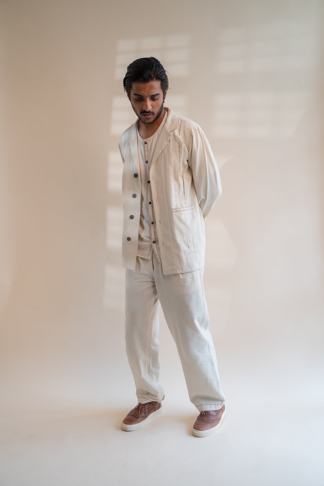 Dawning Unisex Pleated Blazer