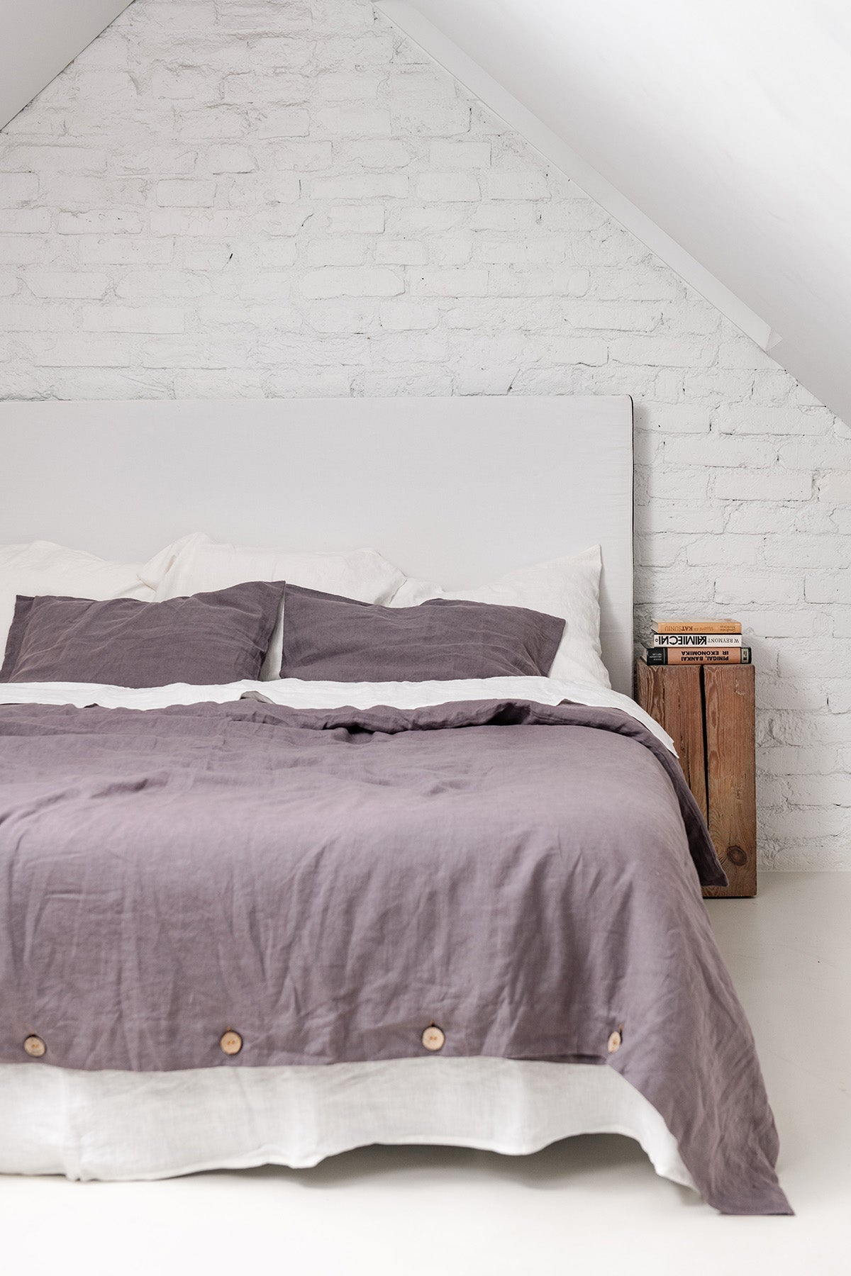 Linen Sheet Set (Dusty Lavender)