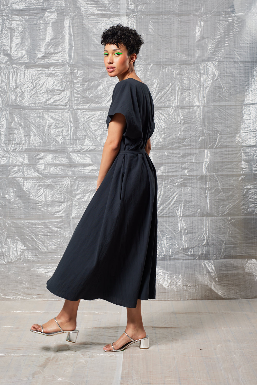 Oversized Tee Dress (Black)