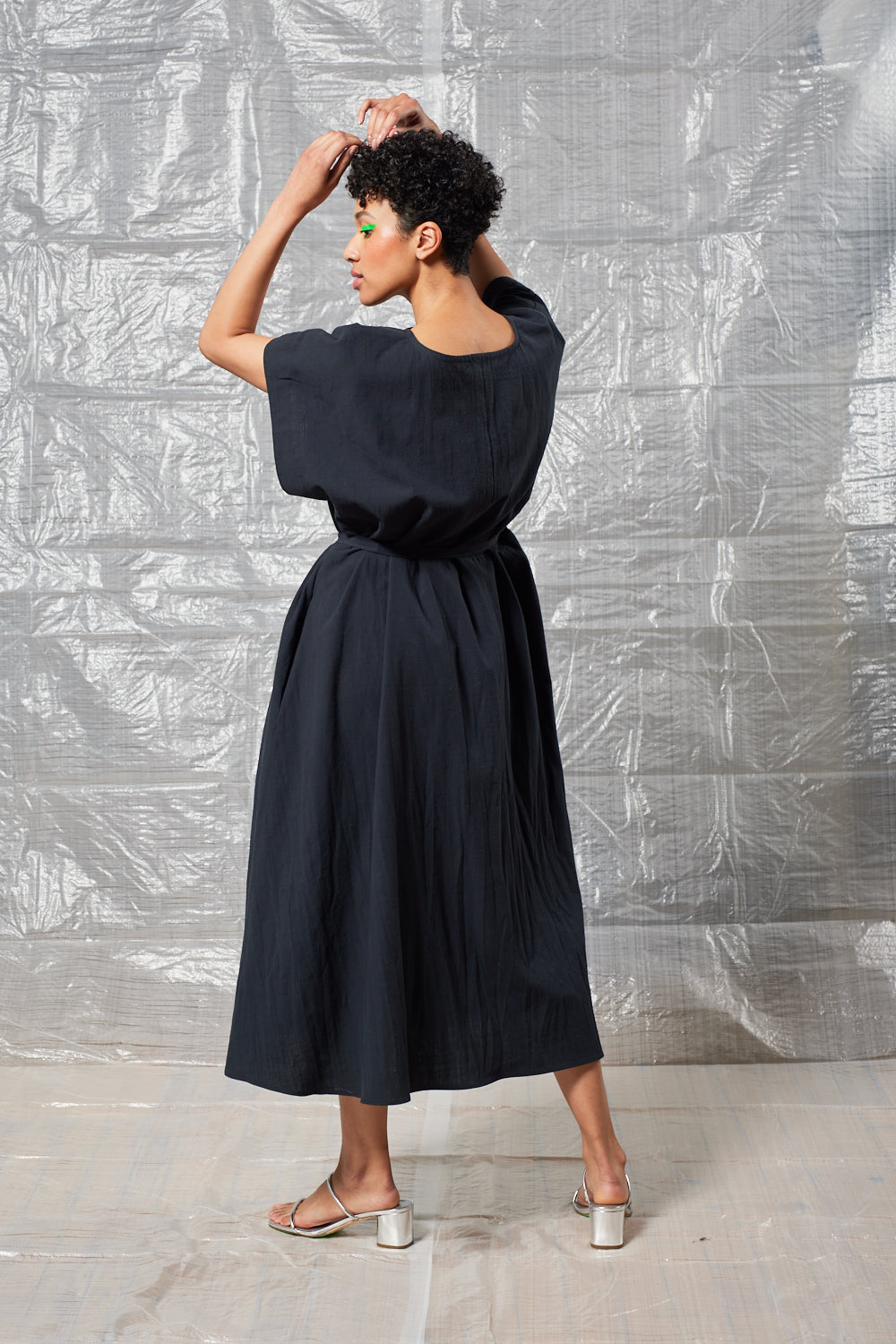 Oversized Tee Dress (Black)
