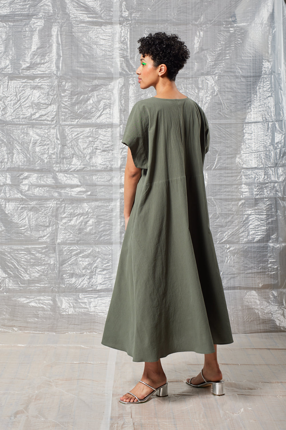 Oversized Tee Dress (Sage)
